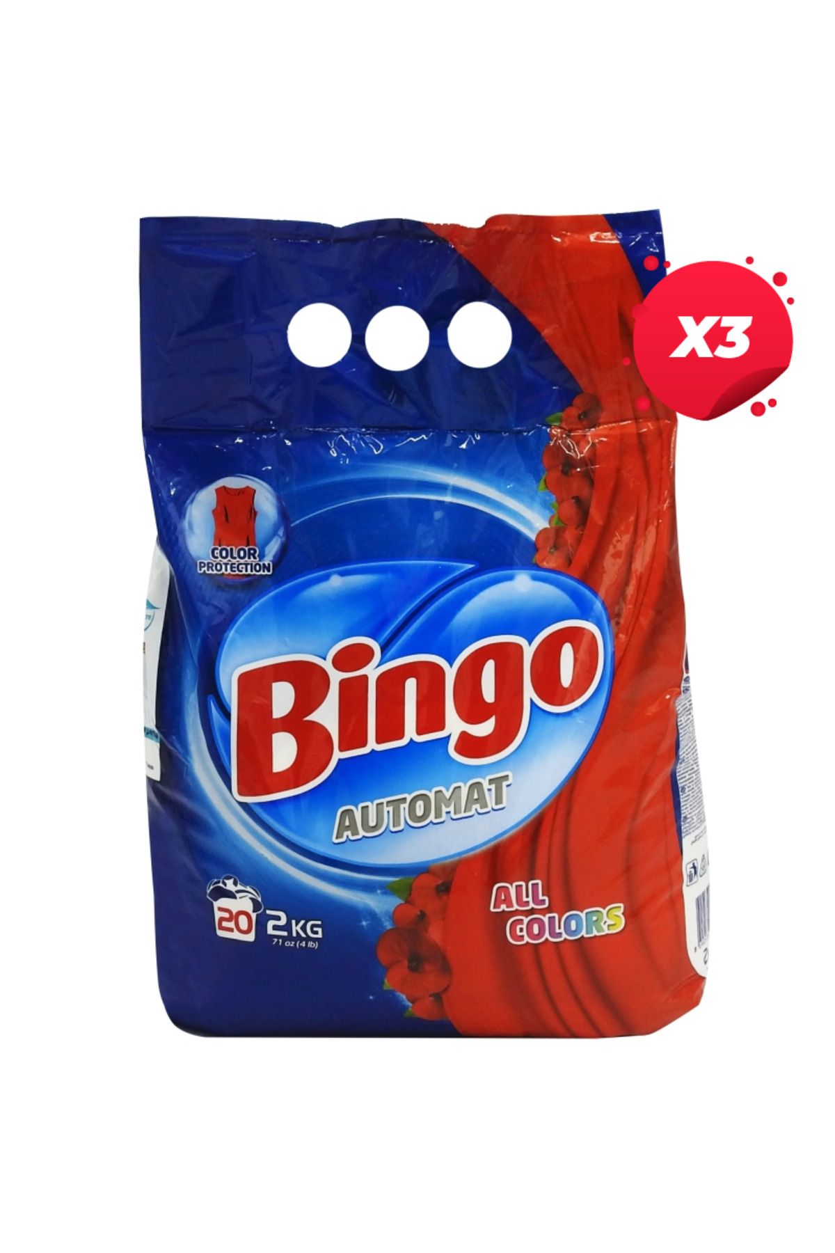 Bingo X3 - Detergent De Rufe Automat Bingo 2kg Lucitor 20 Spălări - One Size