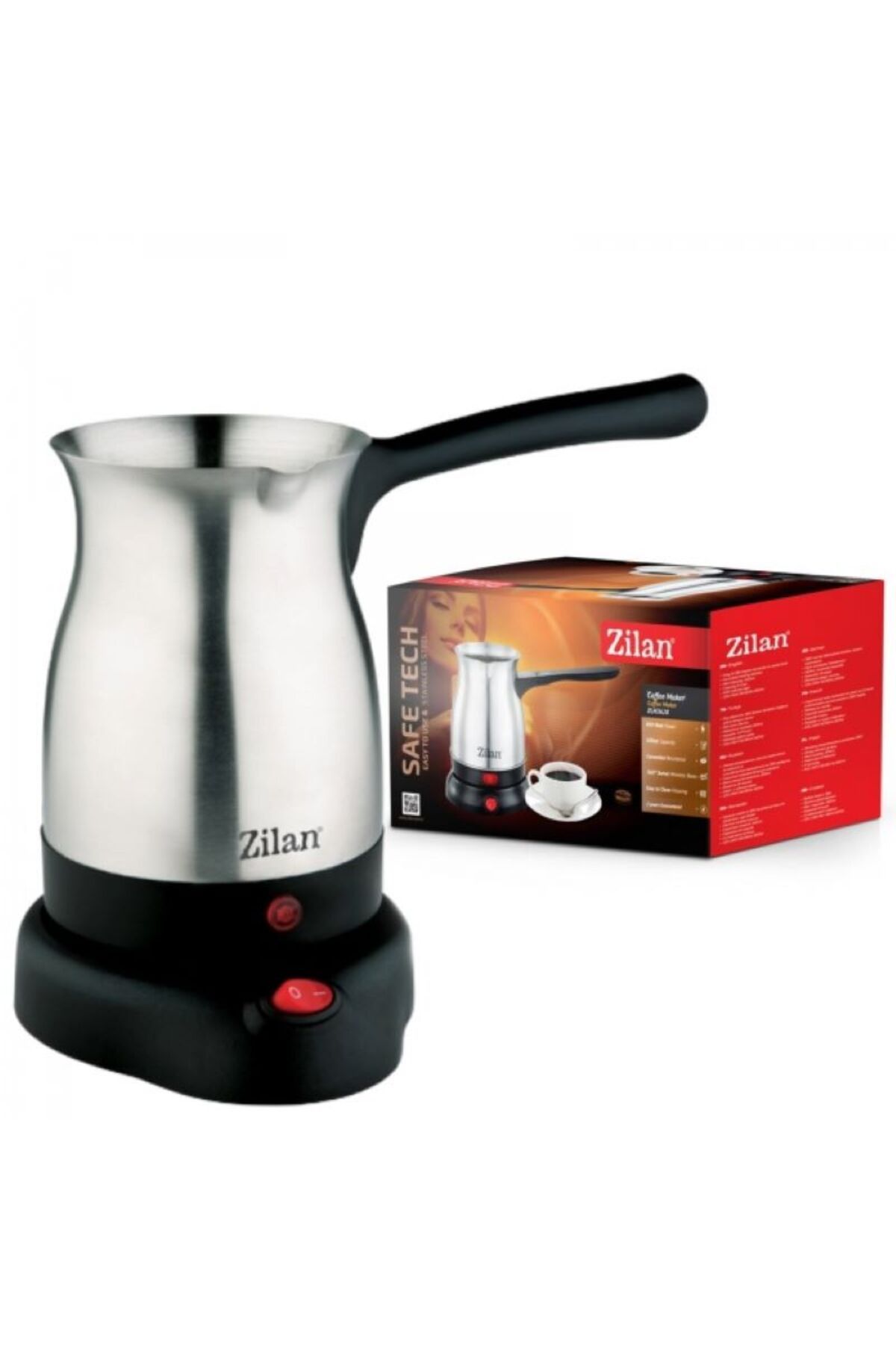 Zilan Ibric Electric Pentru Cafea Zilan Zln-3628, Putere 800w, Capacitate 6 Cesti - One Size
