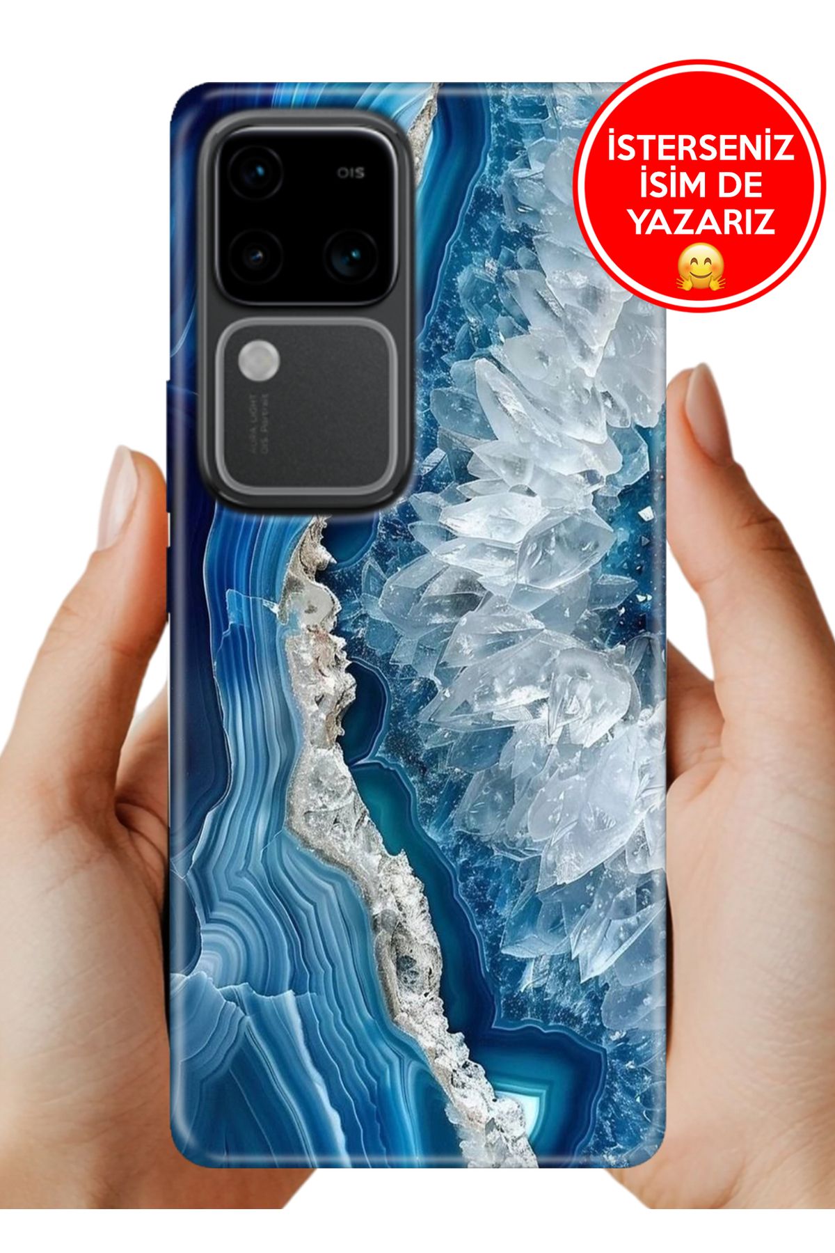 Cekuonline Vivo V30 Kılıf Baskılı Life Style Kapak Silikon OttoMarble