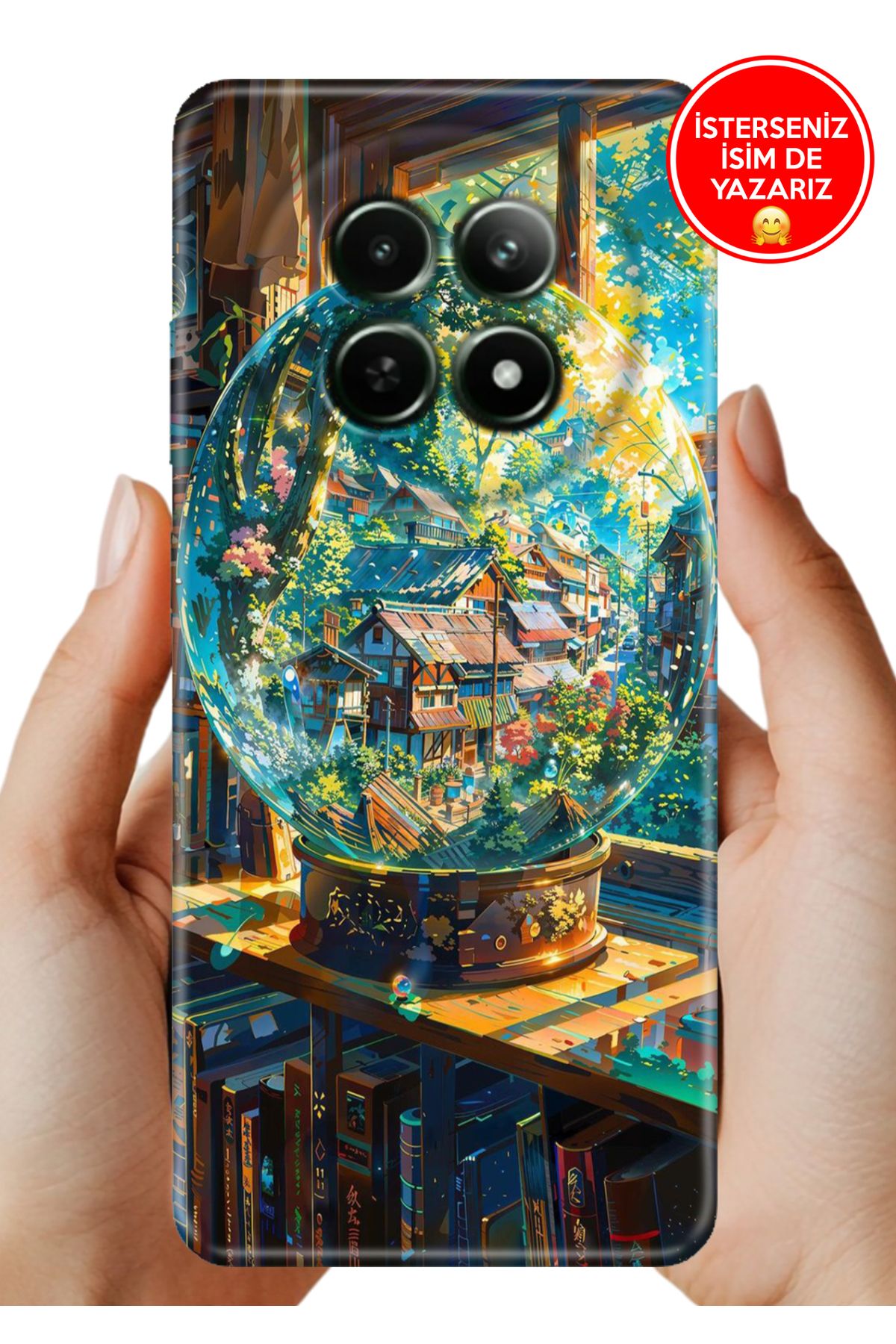 realme 12+ Plus Kılıf Baskılı Life Style Kapak Silikon Küre Dünya