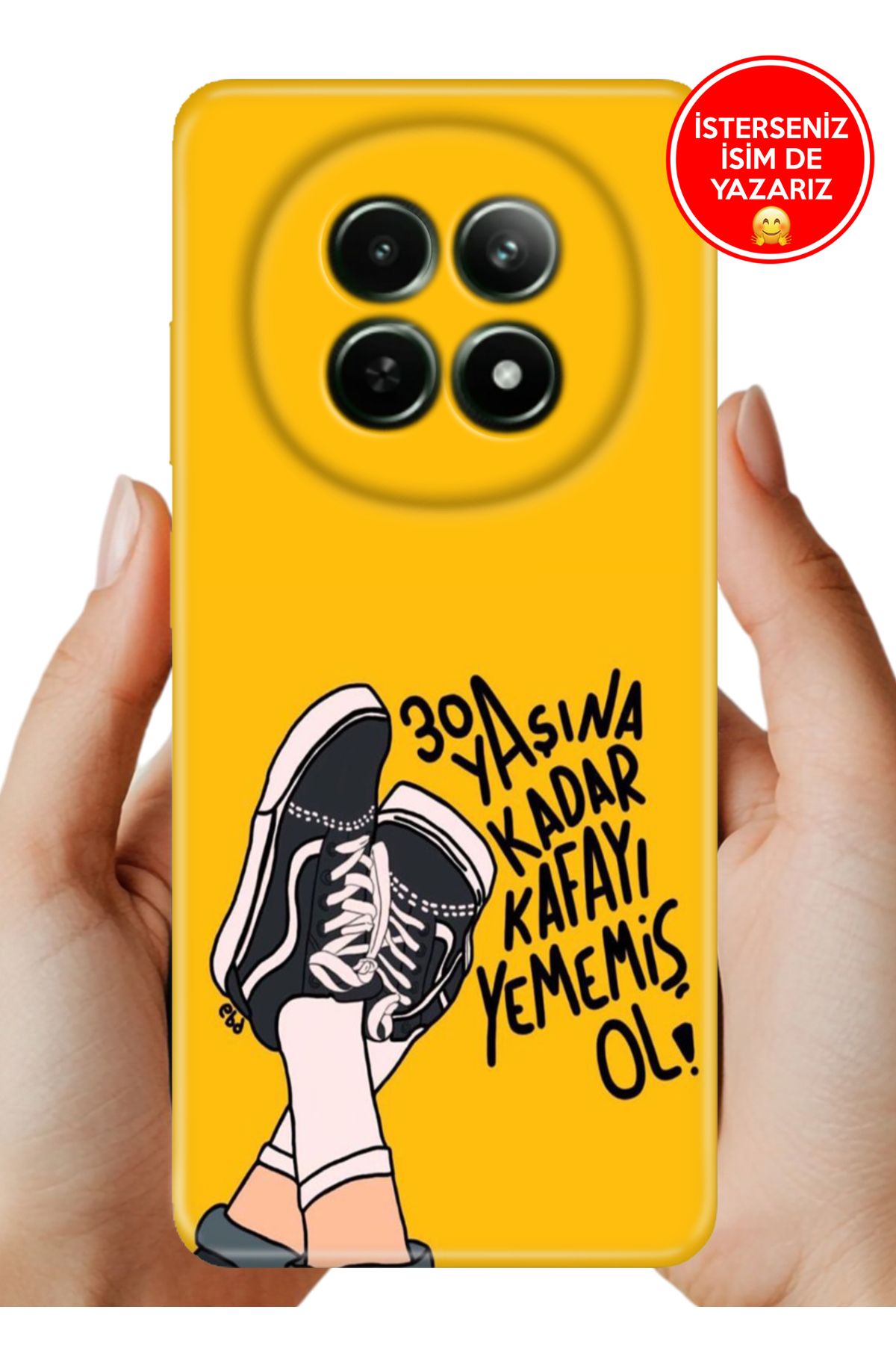 realme 12+ Plus Kılıf Baskılı Life Style Kapak Silikon 30 Yaşına Kadar