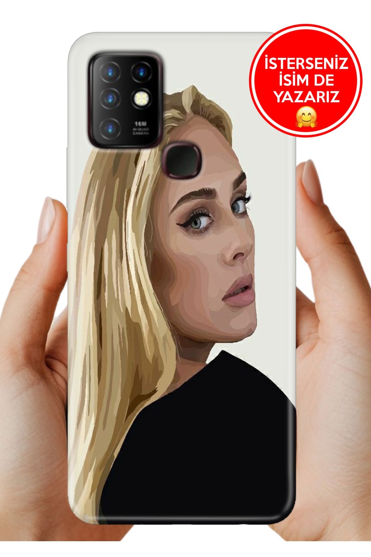 Cekuonline İnfinix Hot 10 Kılıf Baskılı Life Style Kapak Silikon AdeleArt