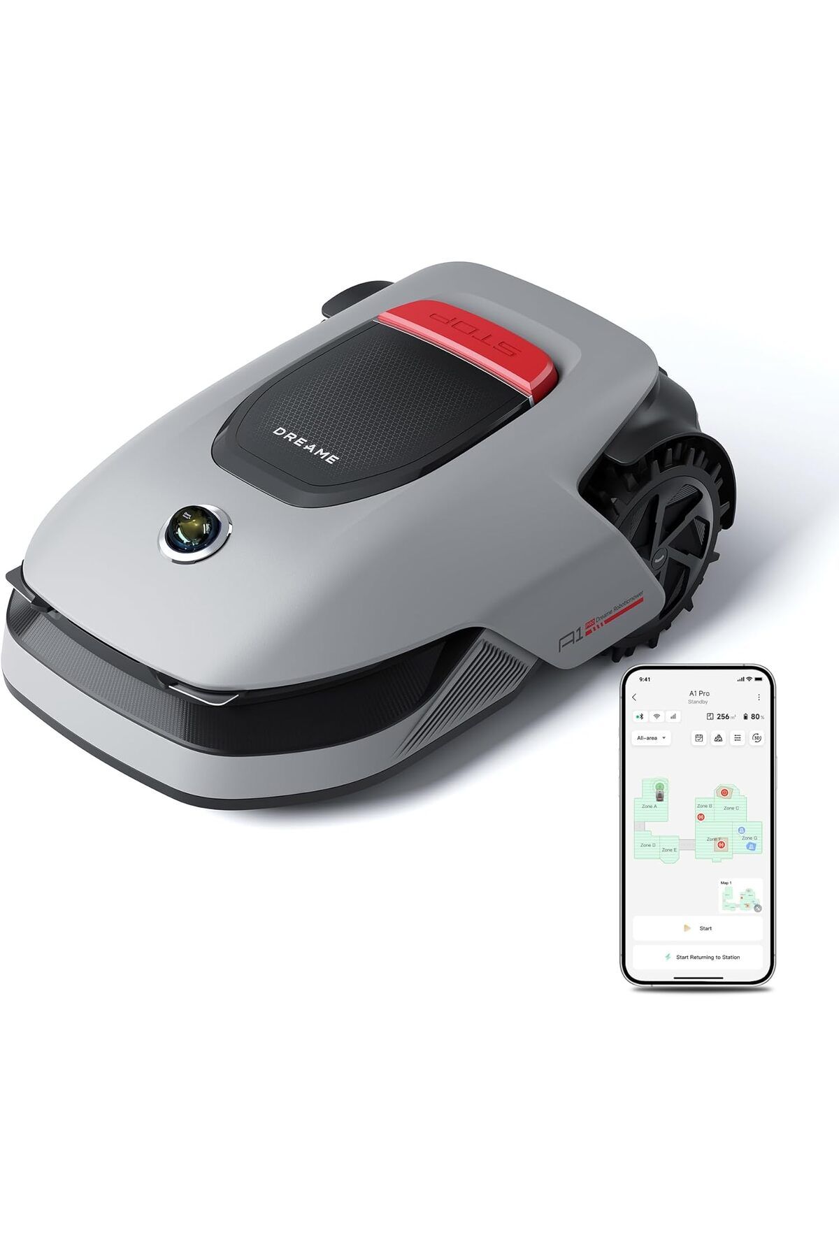 Dreame Akıllı Çim Biçme Robotu, 2000m², Kablosuz, OmniSense™ Teknolojisi