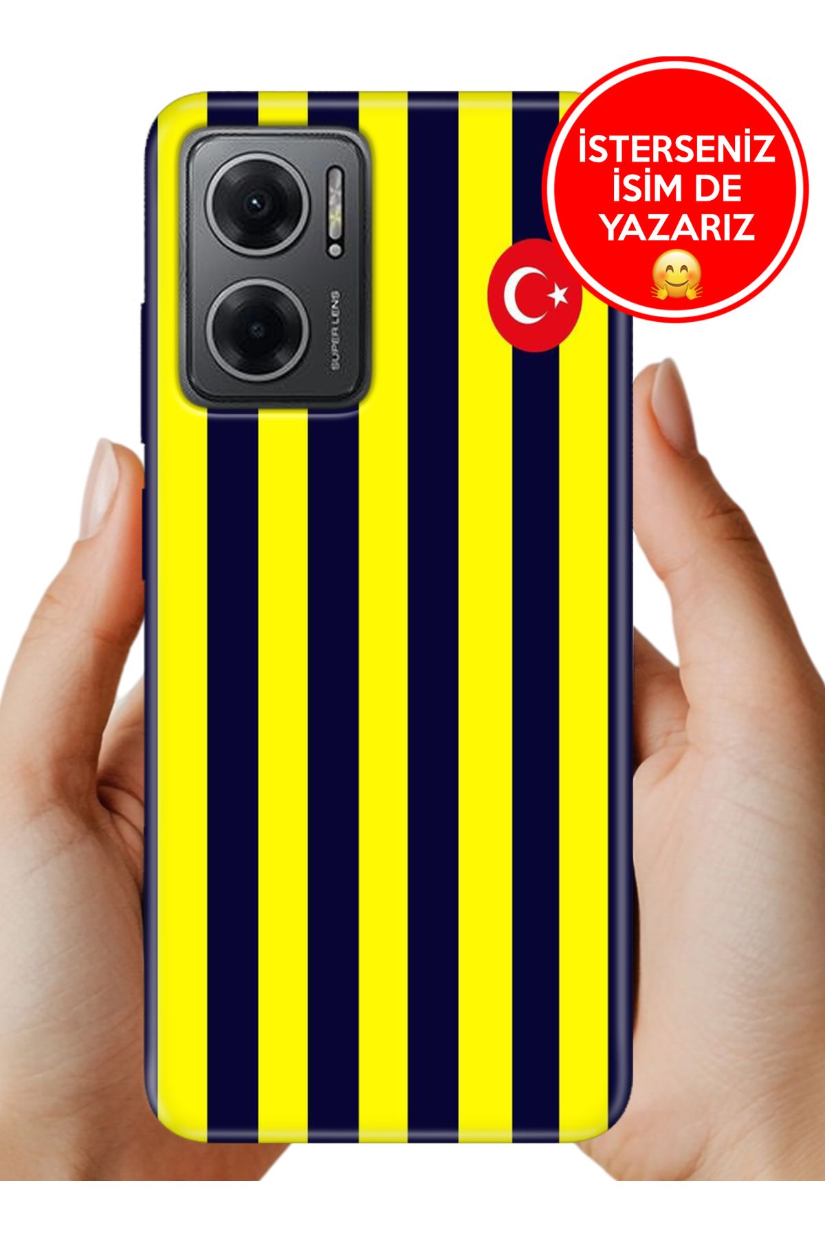 Cekuonline Redmi Note 11E Kılıf FullCover Resimli Desenli Silikon Çubuklu-Forma