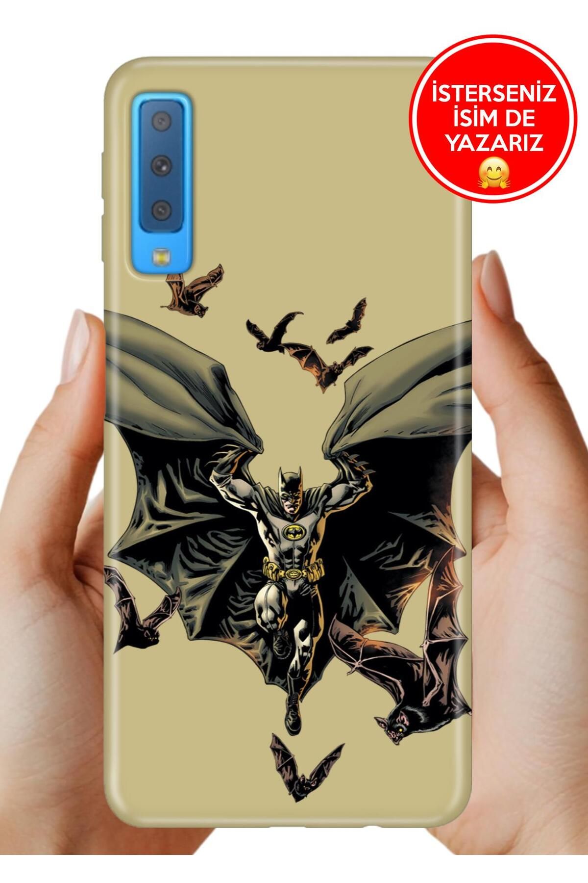 Cekuonline Samsung Galaxy A7 2018 Kılıf Baskılı Life Style Kapak Silikon 111Batman