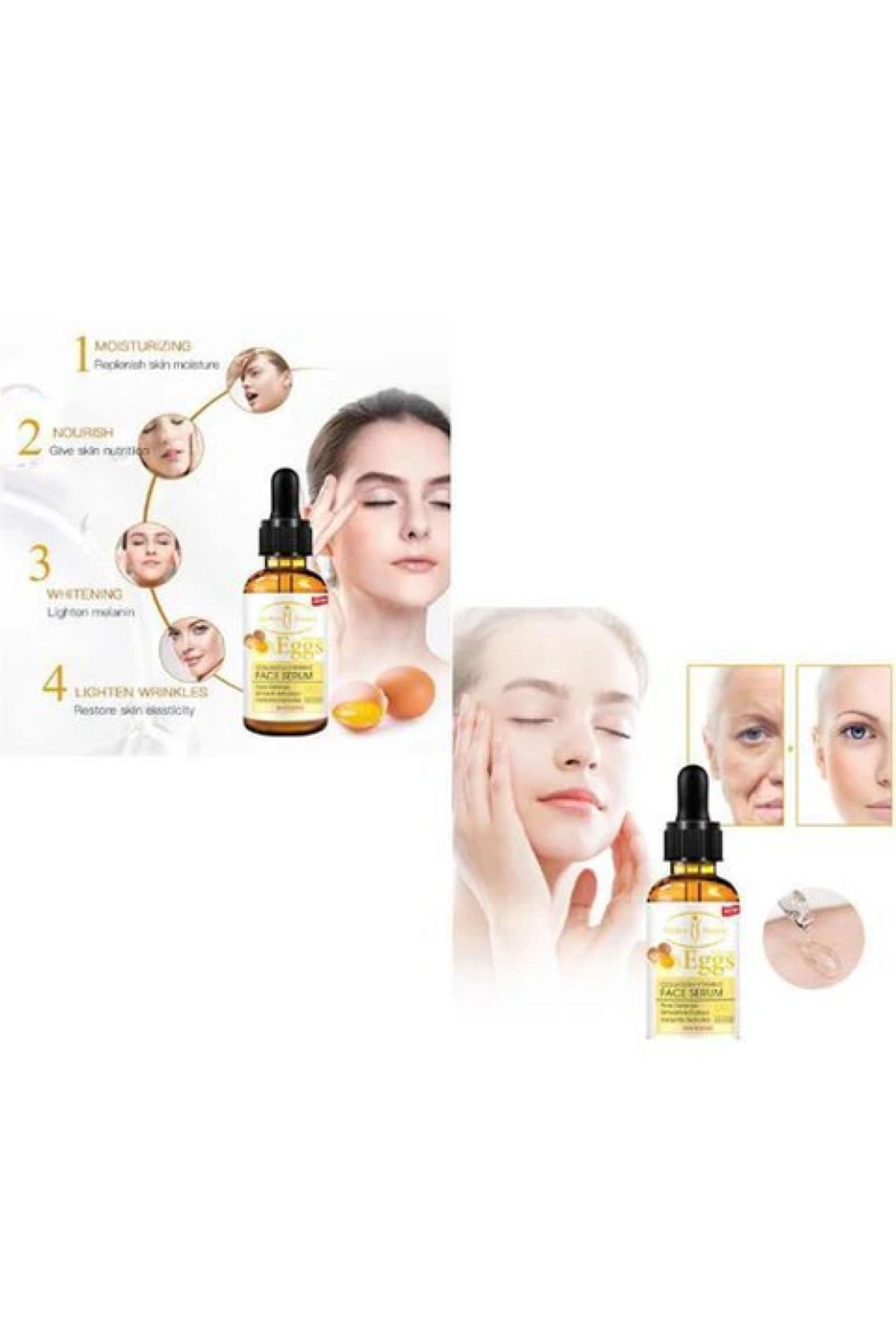 Aichun Beauty-Serum 99% Vitamin E & Collagen Face Lifting, Oil Control, Acne Treatment & Primer 5
