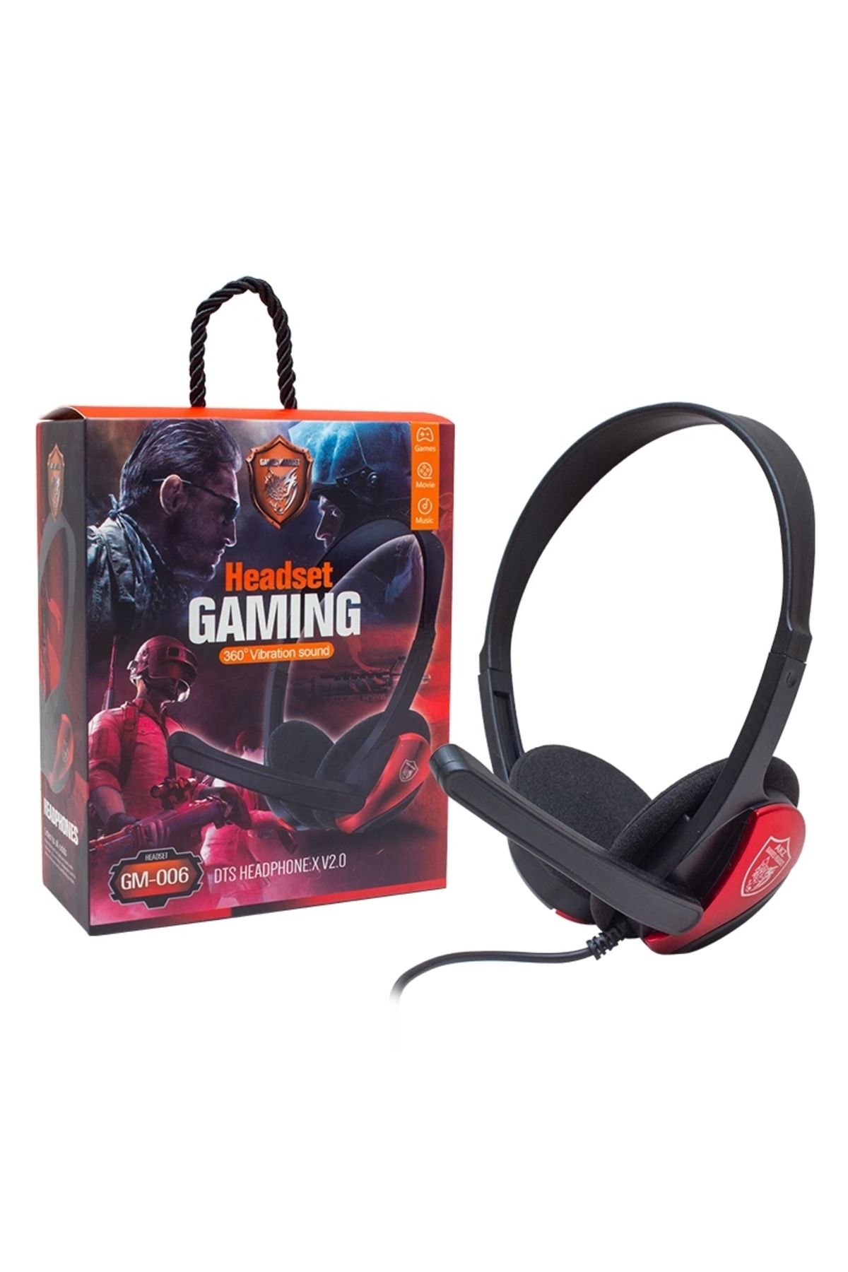 mtm My The Mall Magıcvoıce Gm-006 3.5mm Aux Girişli Stereo Kulaküstü Mikrofonlu Oyuncu Kulaklık