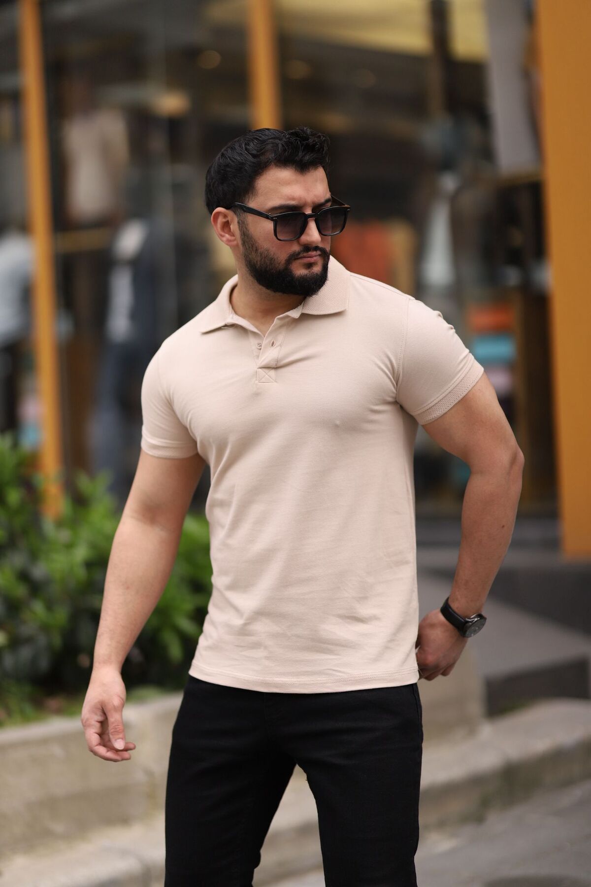 Dr Dnm Remix Tricou Din Lycra Cu Gât Polo Pentru Bărbați Masculin - 2XL