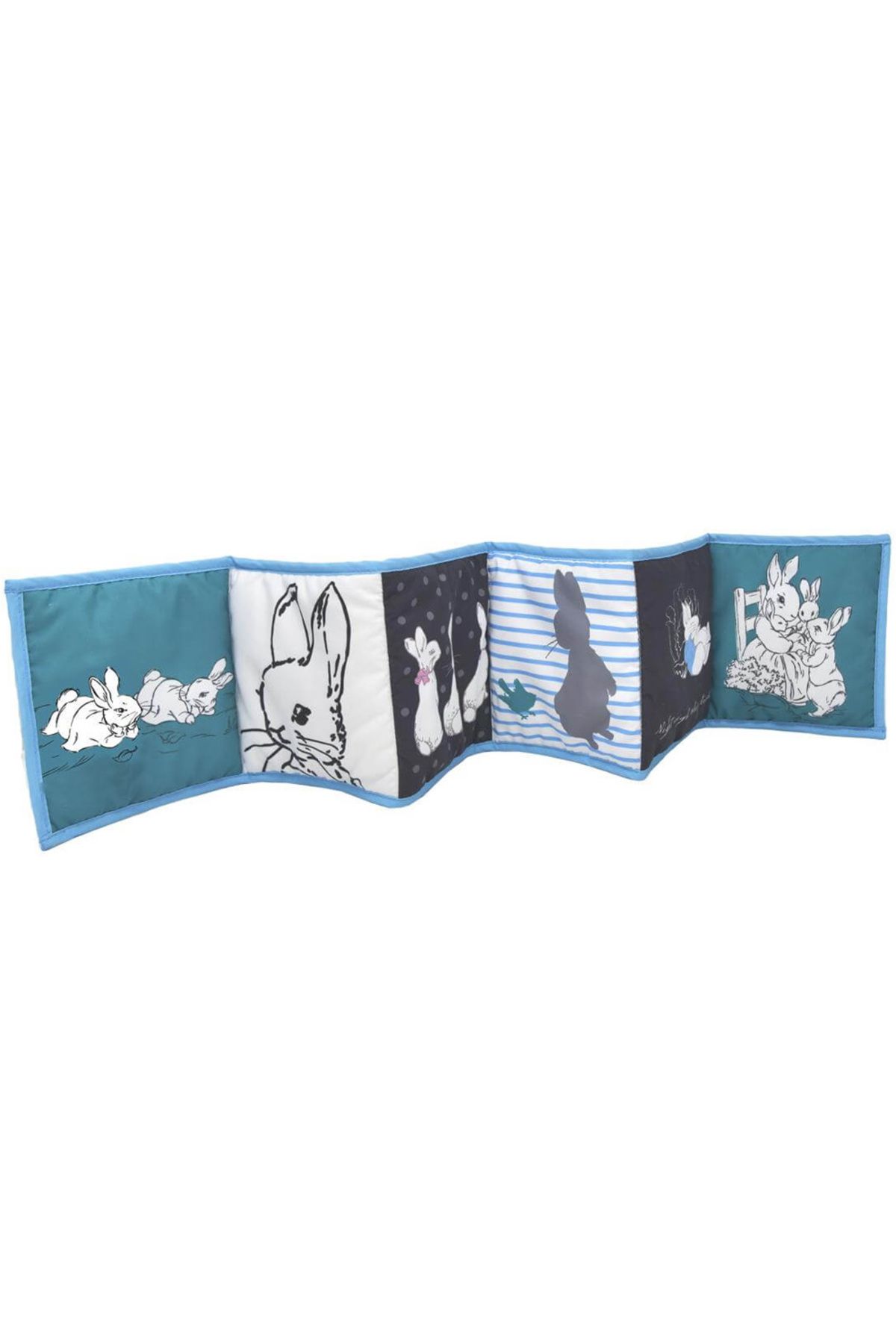 Rainbow-Peter the Rabbit toy - book with two faces for sensory development 2