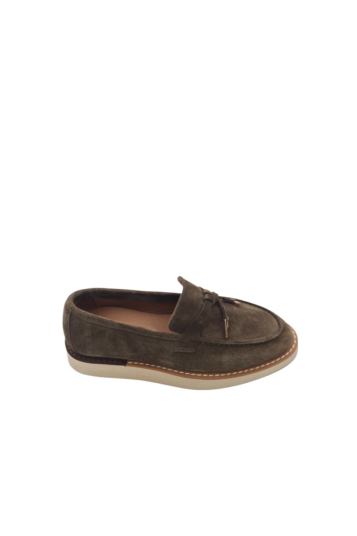 aayak&kabımofficial-Comfortable and Stylish Genuine Leather Suede Women's Loafer – Saraç Embroidered Eva Sole 5