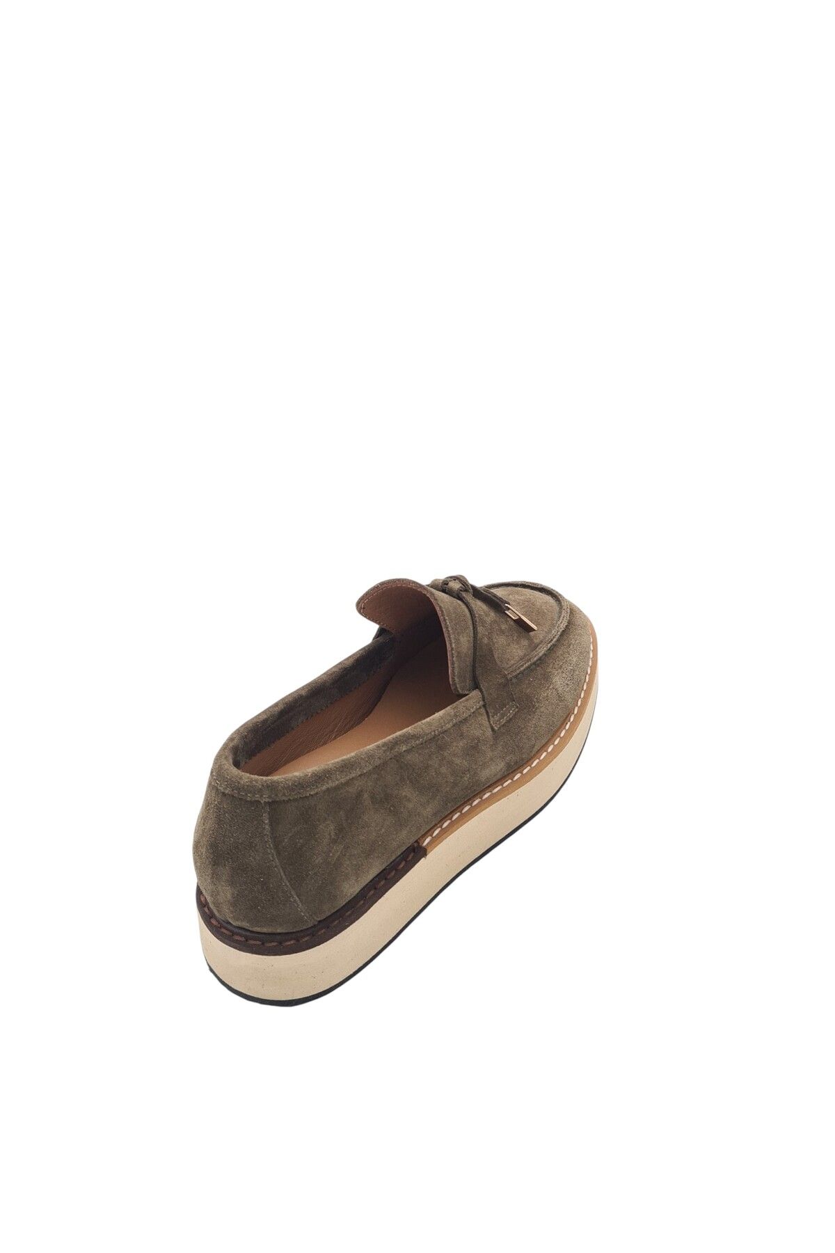aayak&kabımofficial-Comfortable and Stylish Genuine Leather Suede Women's Loafer – Saraç Embroidered Eva Sole 4