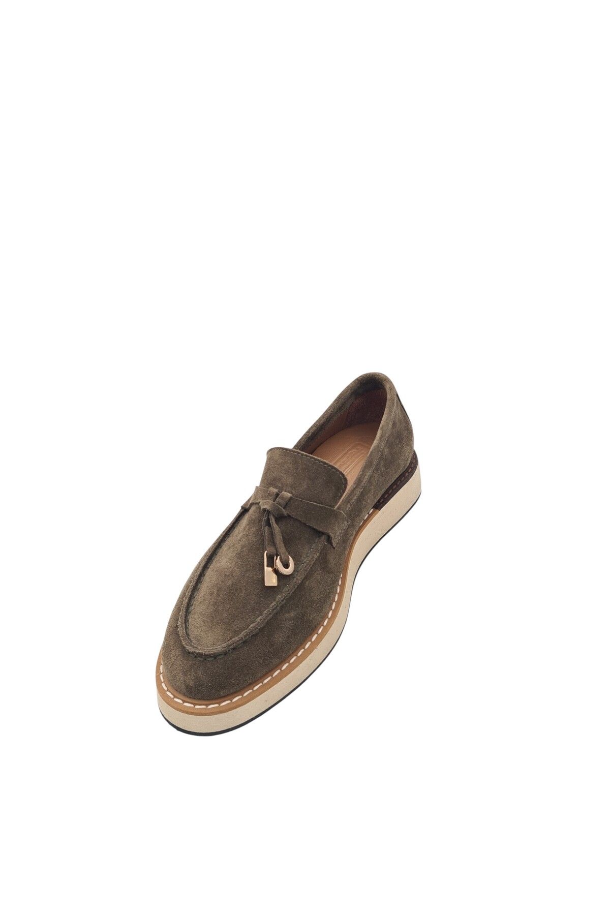 aayak&kabımofficial-Comfortable and Stylish Genuine Leather Suede Women's Loafer – Saraç Embroidered Eva Sole 2