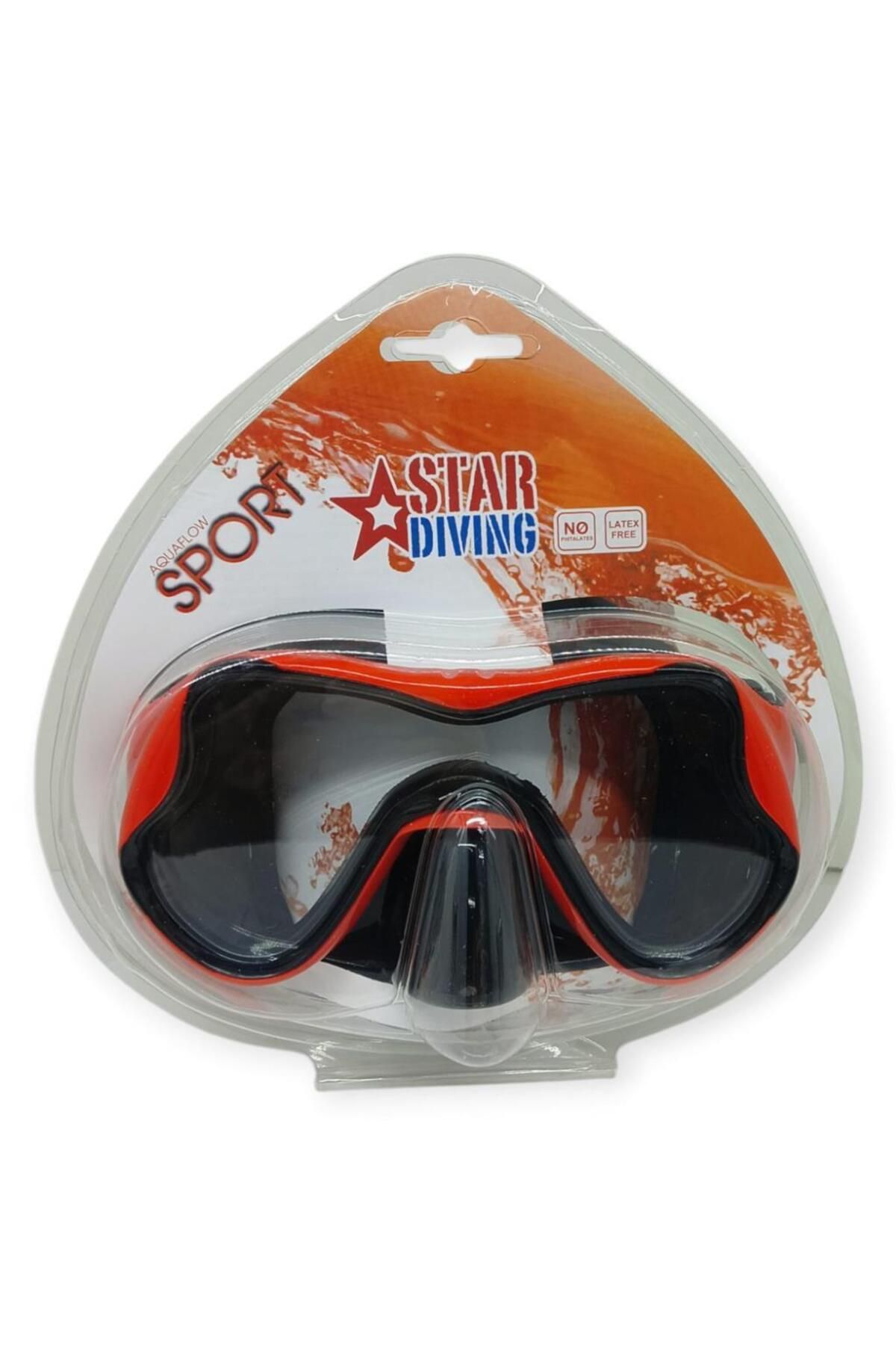 bam's ÇNR-51704- TEK MASKE YETİŞKİN TEMPERED STAR DIVING (Lisinya)