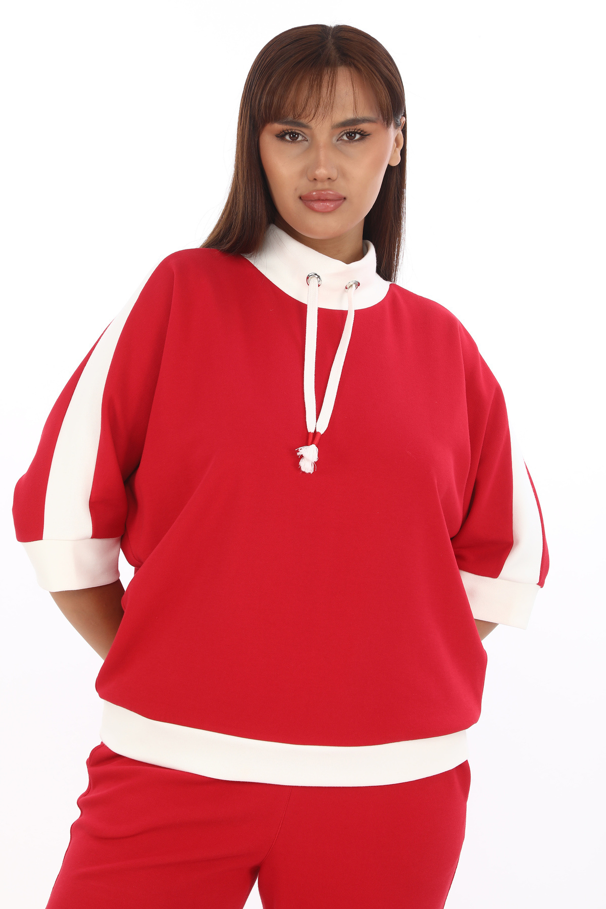 EXİTLİNE-Women's Red Tracksuit 4