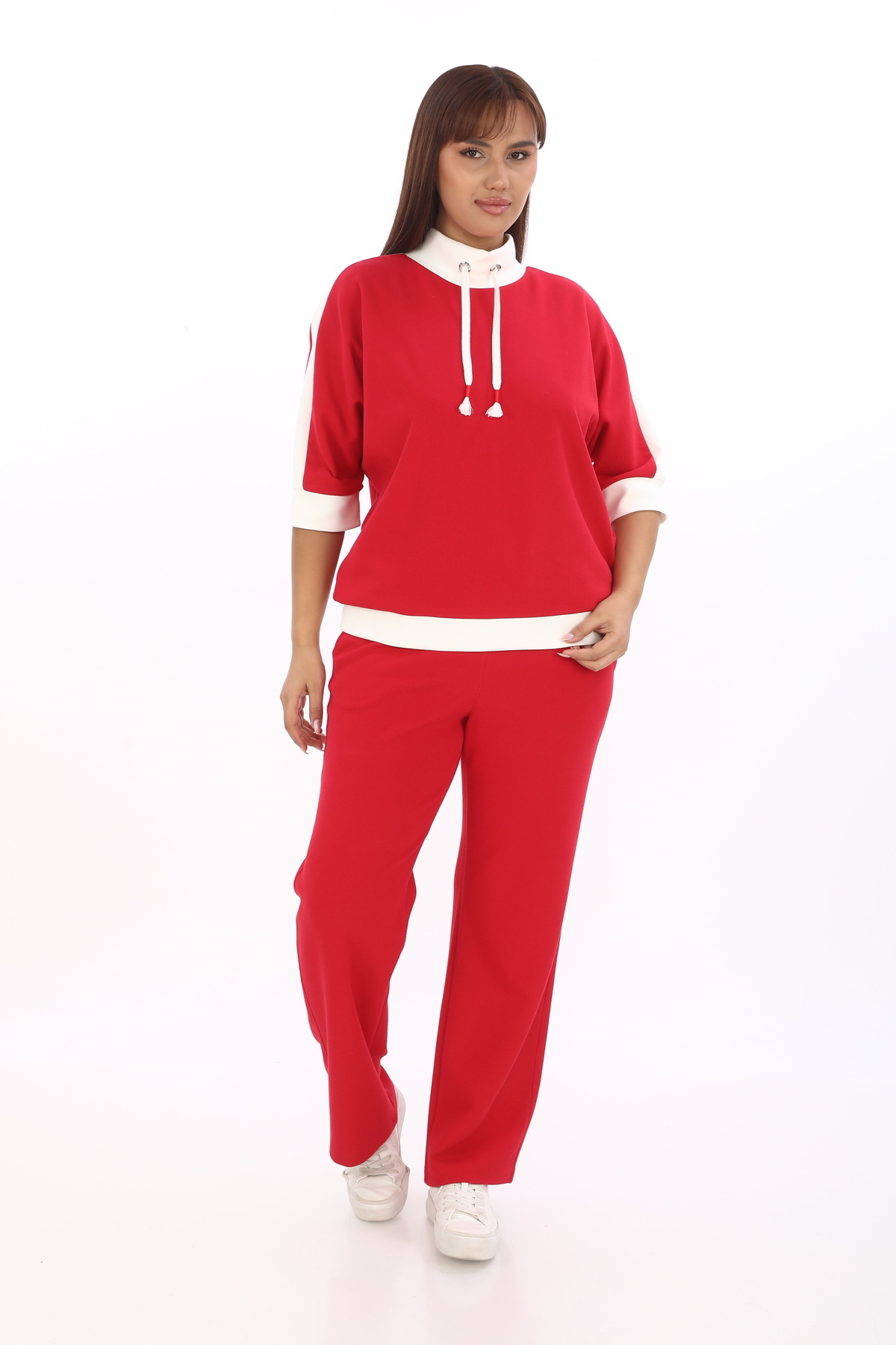 EXİTLİNE-Women's Red Tracksuit 3