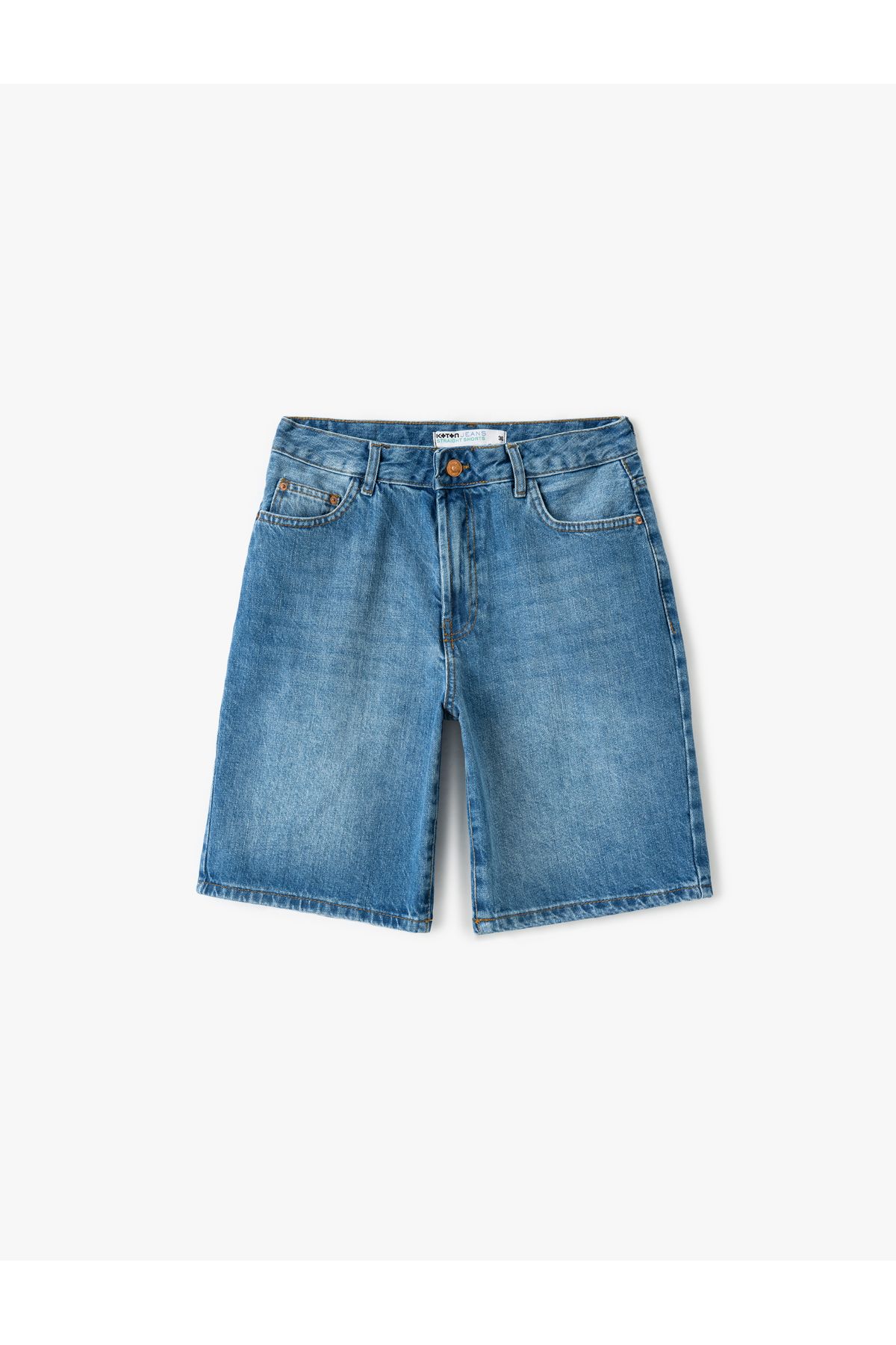 Koton Yeni Sezon Rahat Kesim Normal Bel Denim Şort