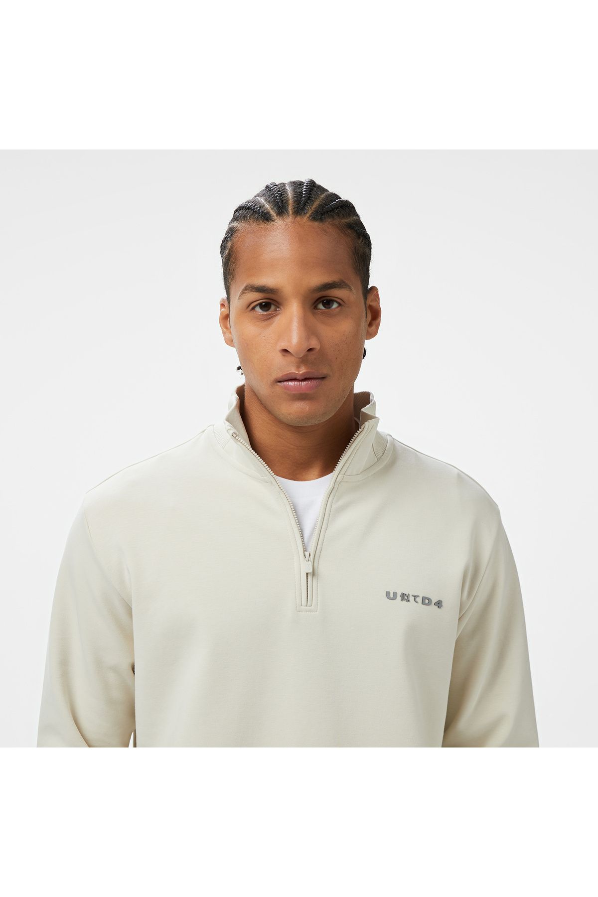 United 4-United4 Comfort Men's Cream Sweatshirt 4