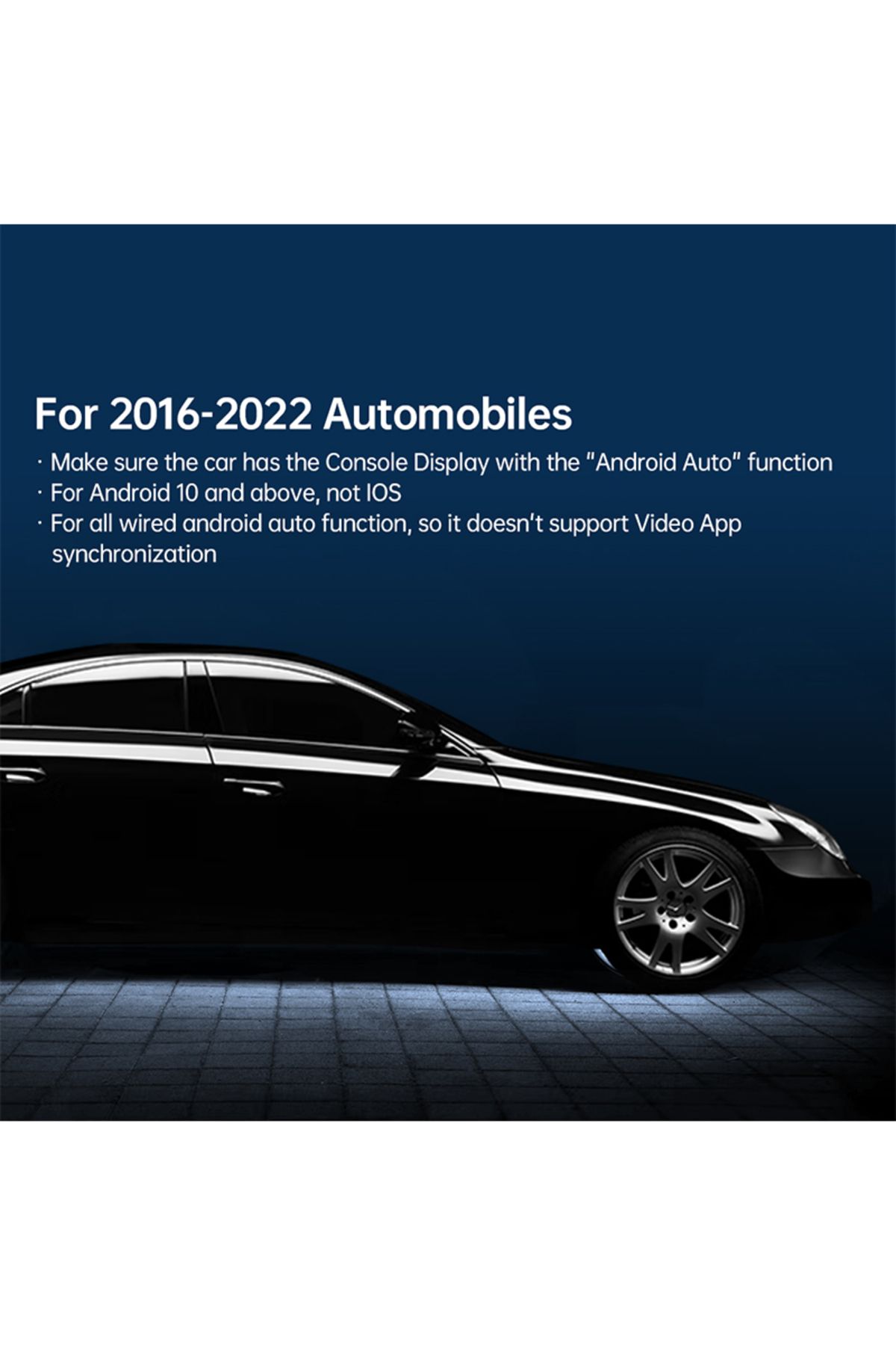 Generic-محول كار بلاي لاسلكي للهواتف التي تعمل بنظام أندرويد، مناسب لسيارات 2016 إلى 2022 6