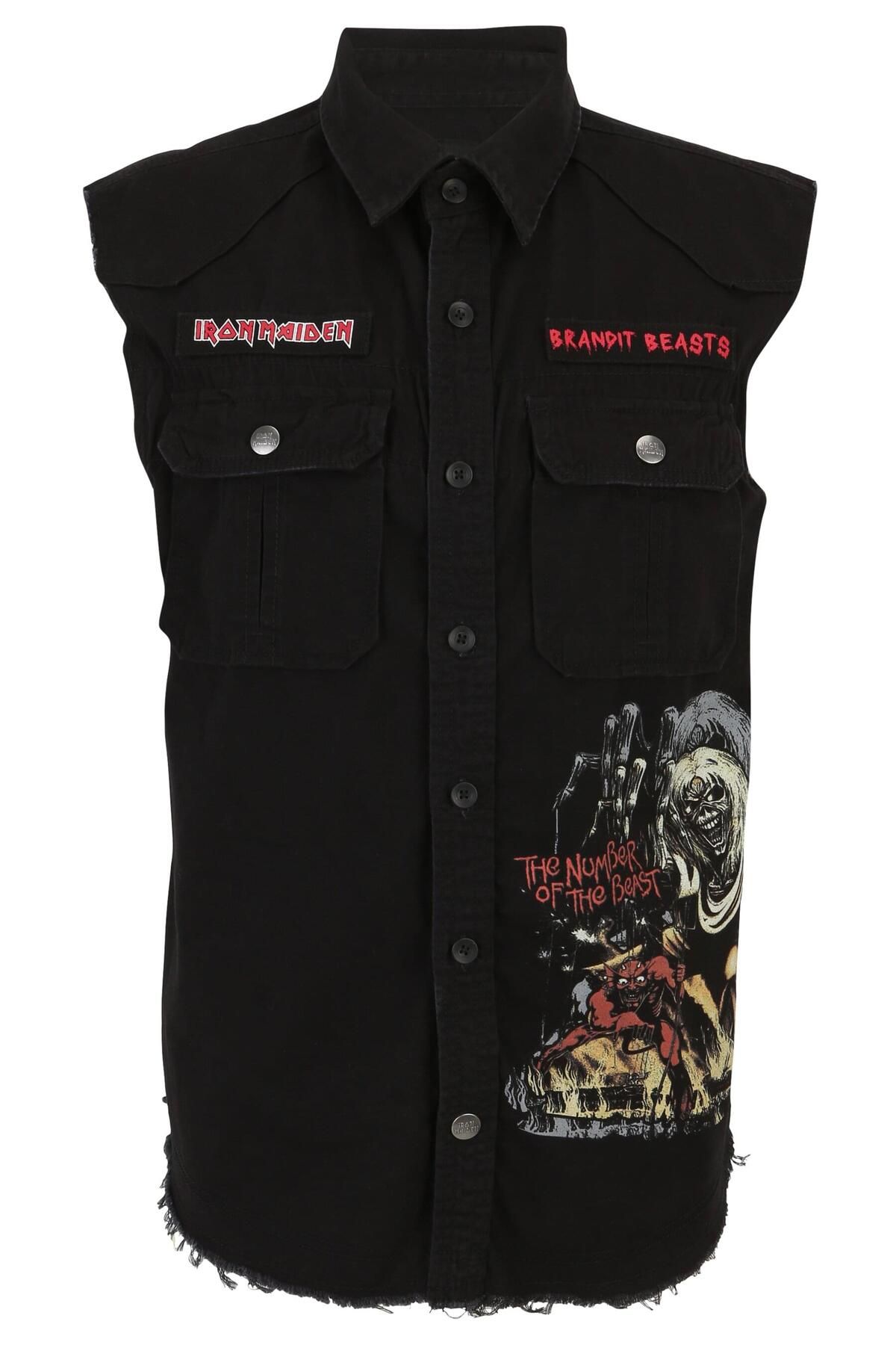Brandit Iron Maiden Vintage Shirt Sleeveless Notb für Herren - 7XL