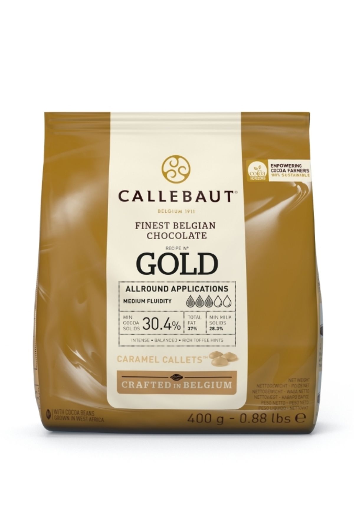 Callebaut Gold Karamel Kuvertür Drop Çikolata 400 gr