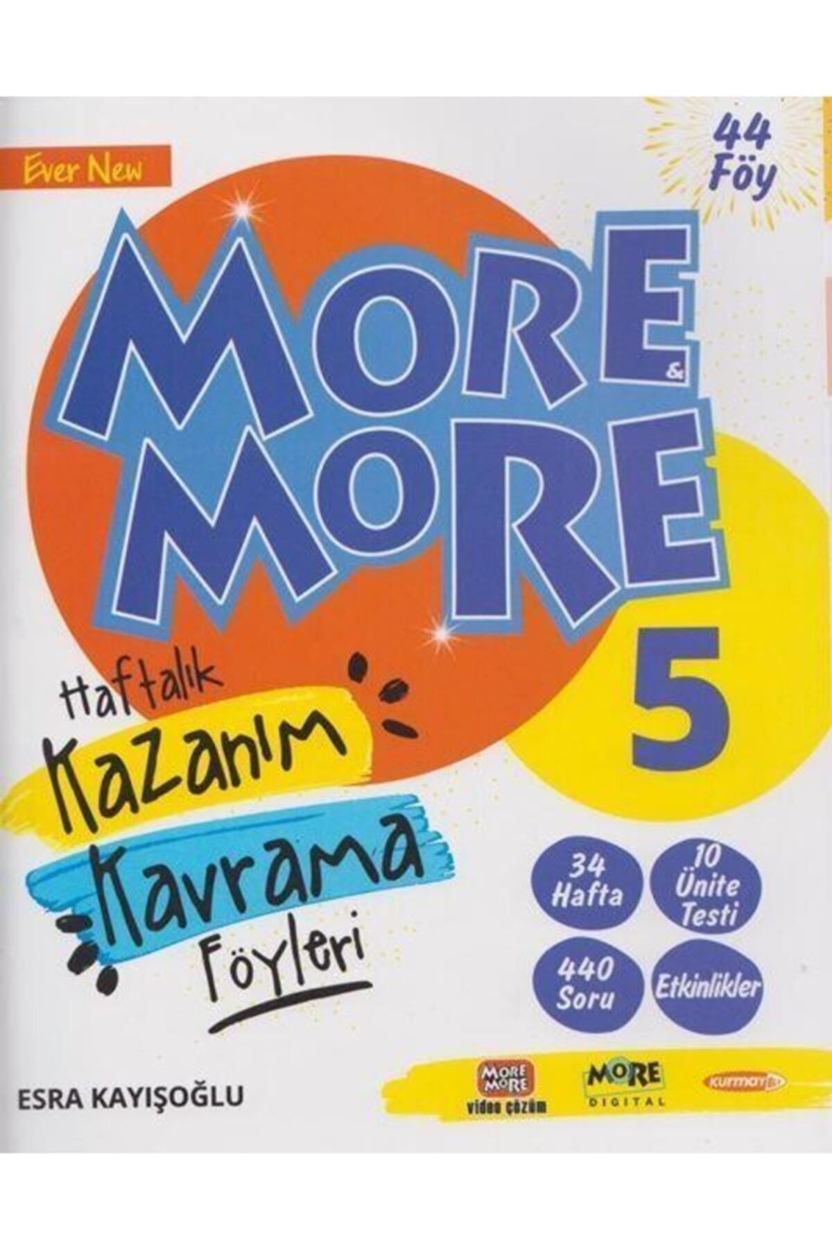 Kırtasiye seti ve 5. Sınıf More & More Haftalık Kazanım Kavrama Föyleri Kurmay Elt Kırtasiye seti ve 5. Sınıf More & More Haftalık Kazanım Kavrama Föyleri Kurmay Elt