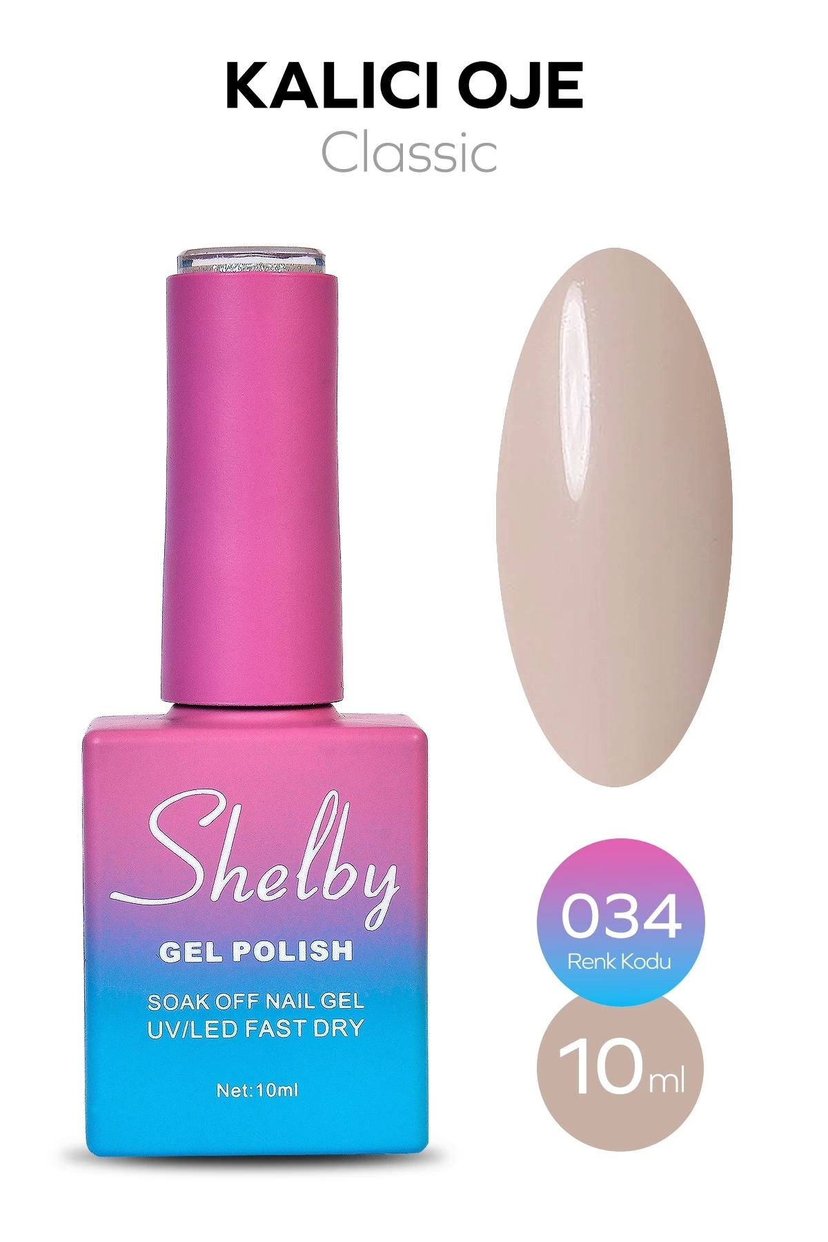 Adornn SHELBY 10 ML. A034 KALICI OJE - Fiyatı, Yorumları