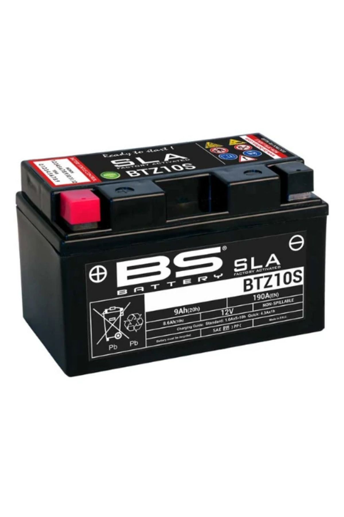 BS Honda Uyumlu Cbf 500 Btz10s Sla 12 Volt 9 Amper Bs Akü