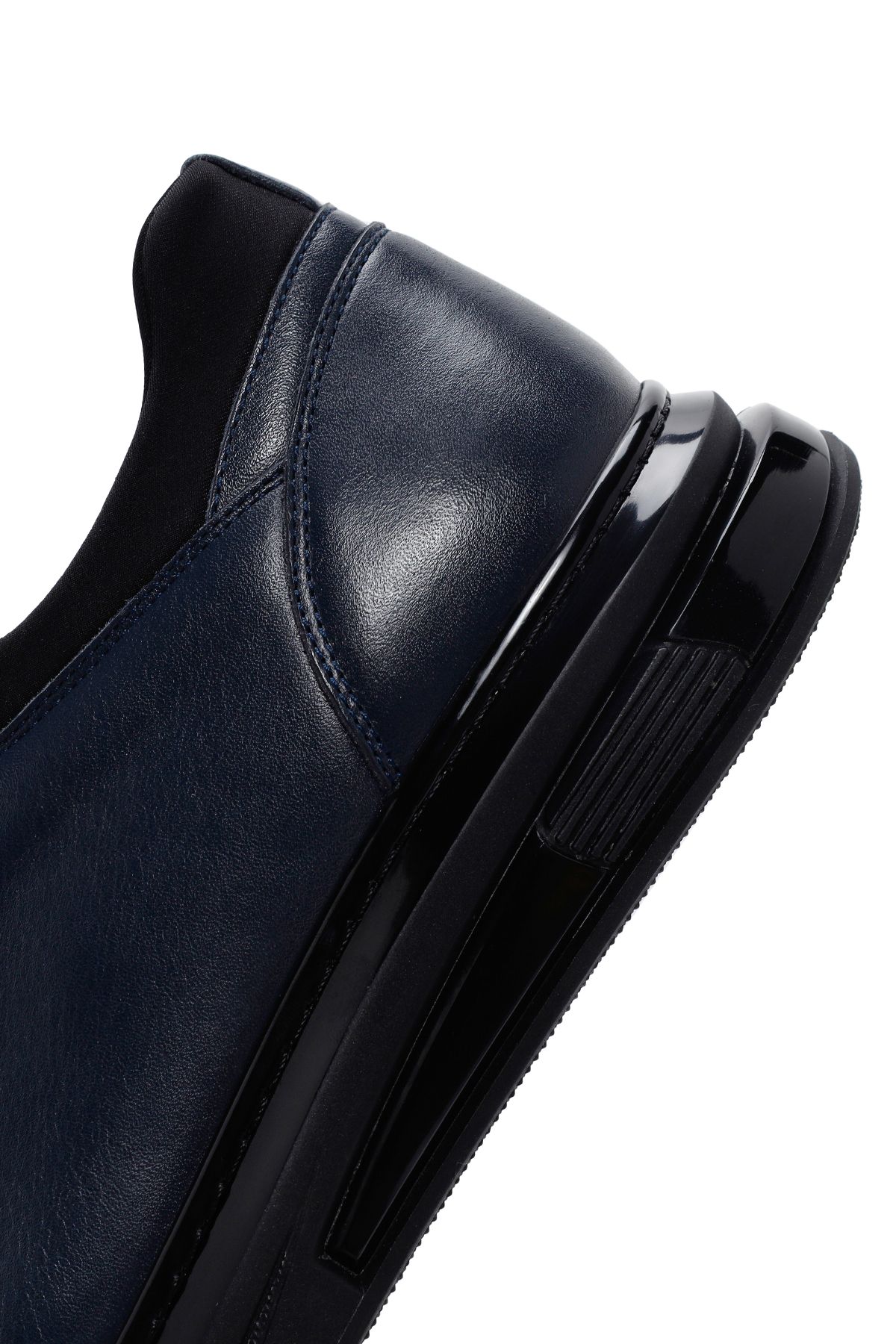 Derimod-Adidași din piele cu șireturi, albastru bleumarin, cu talpă groasă, 25SFD 674518 7