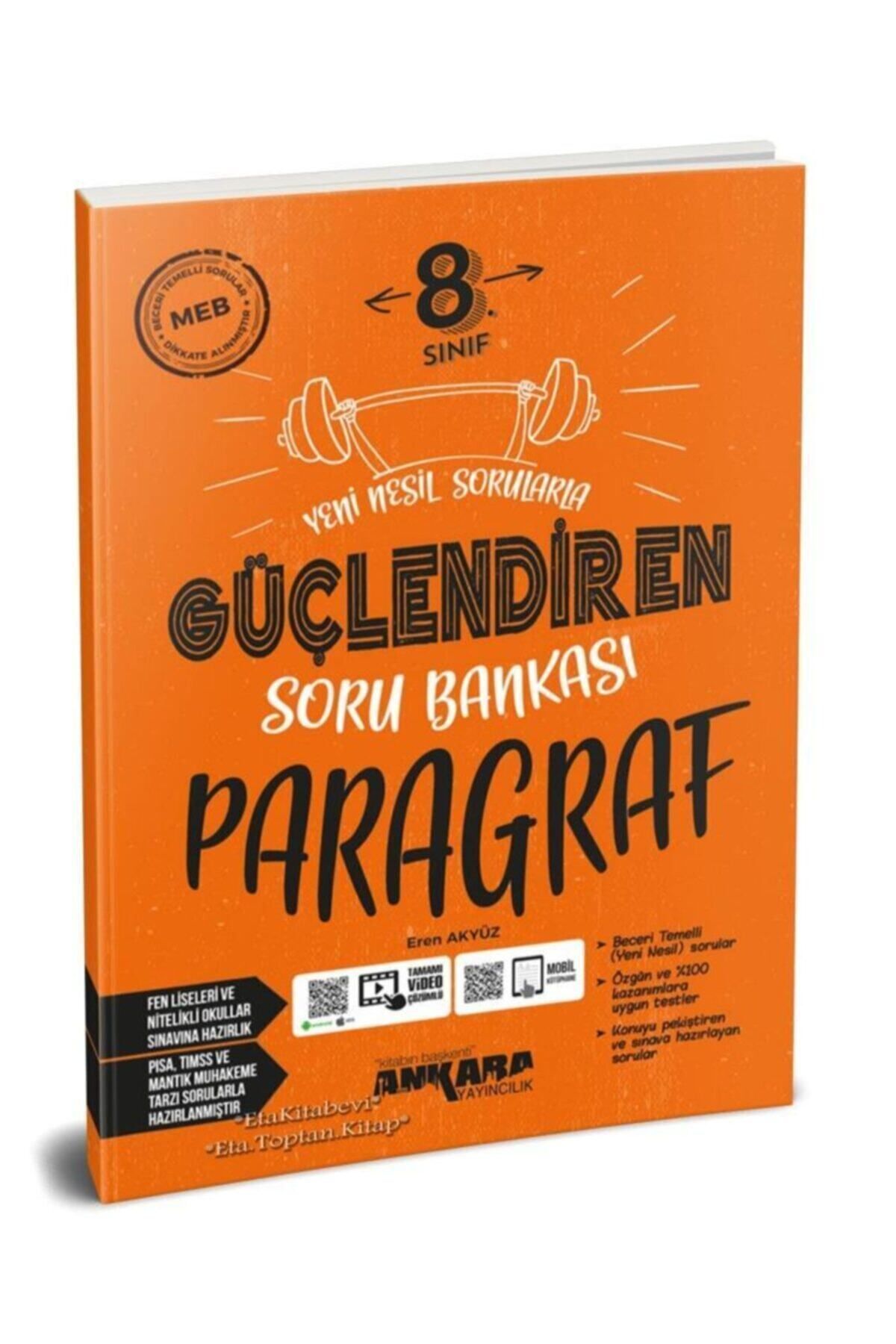 Kırtasiye seti ve Ankara Yayıncılık 8. Sınıf Lgs Paragraf Güçlendiren Soru Bankası Yeni 2021 Kırtasiye seti ve Ankara Yayıncılık 8. Sınıf Lgs Paragraf Güçlendiren Soru Bankası Yeni 2021