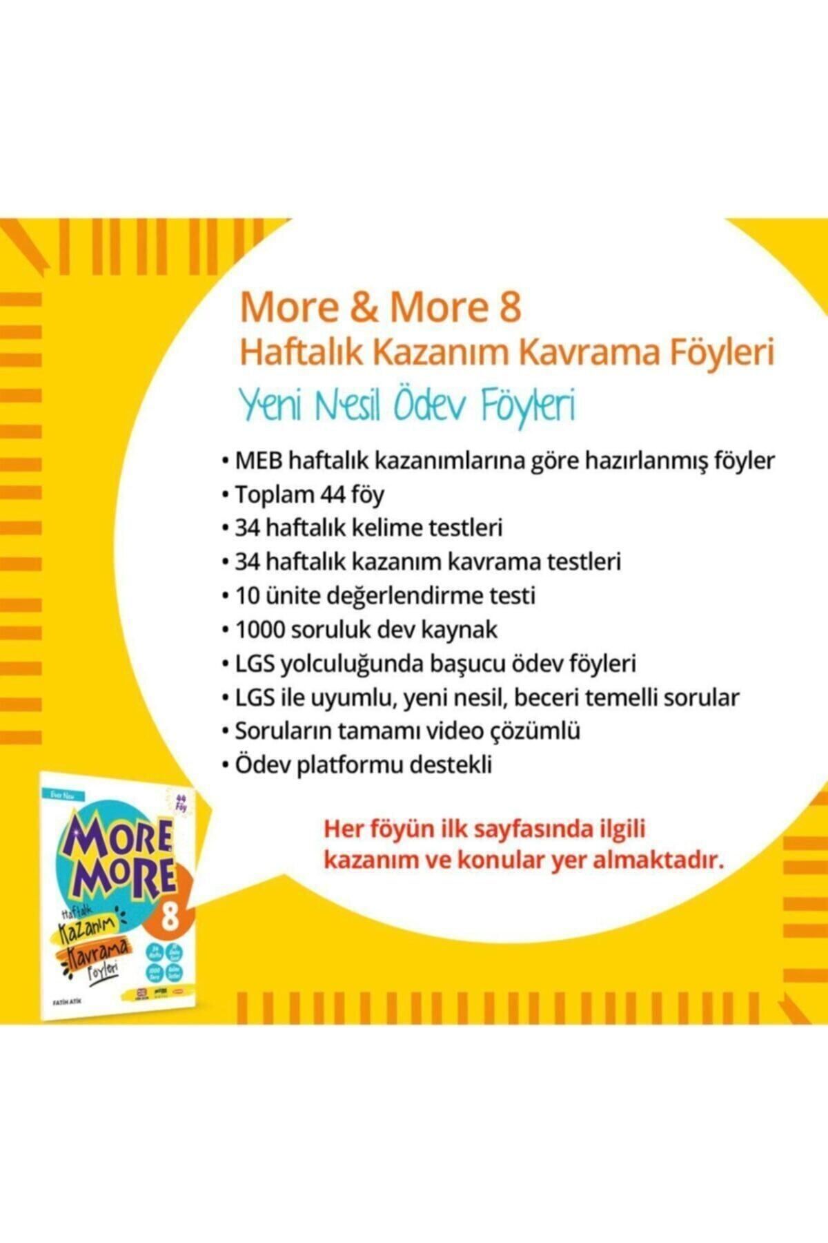 Kırtasiye seti ve More And More 8. Sınıf English Hafgtalık Kazanım Kavrama Föyleri 2022 Kırtasiye seti ve More And More 8. Sınıf English Hafgtalık Kazanım Kavrama Föyleri 2022
