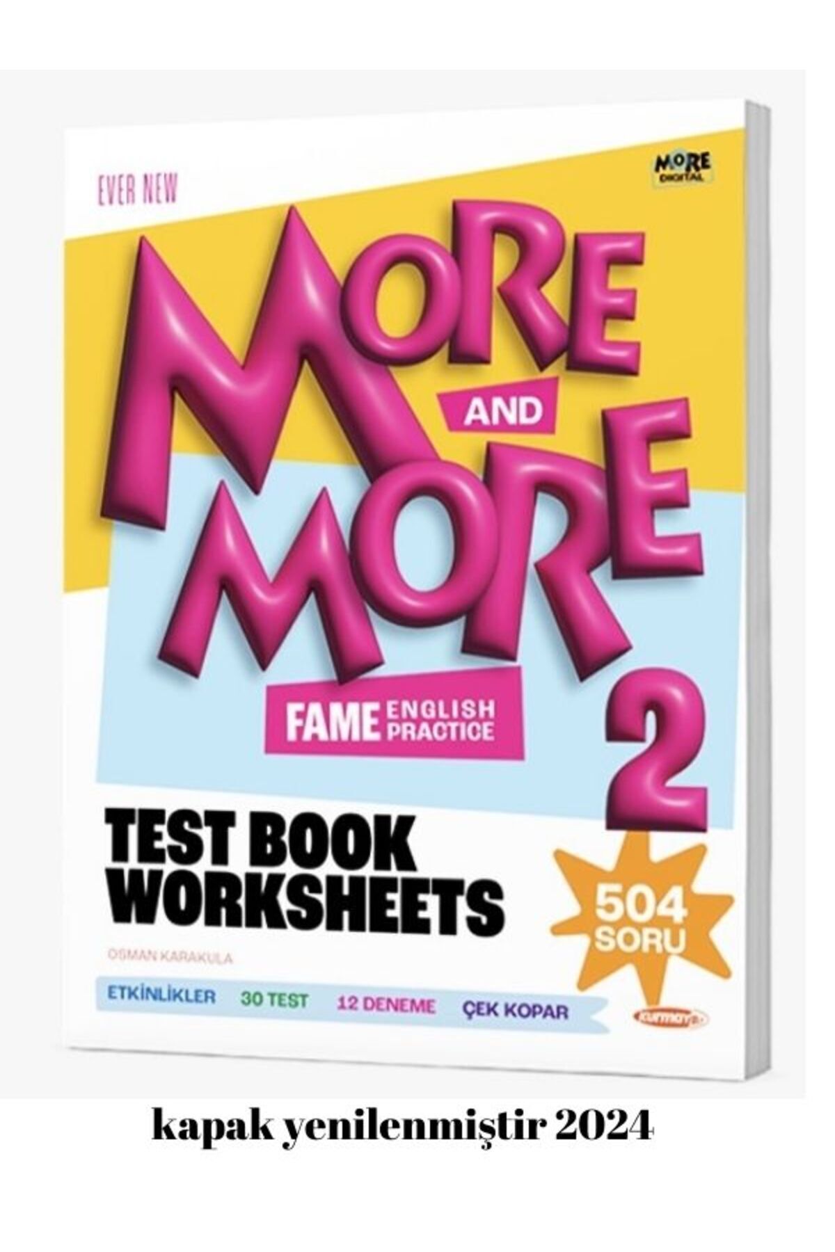 Kırtasiye seti ve 2 More&more Test Book & Worksheets Kırtasiye seti ve 2 More&more Test Book & Worksheets