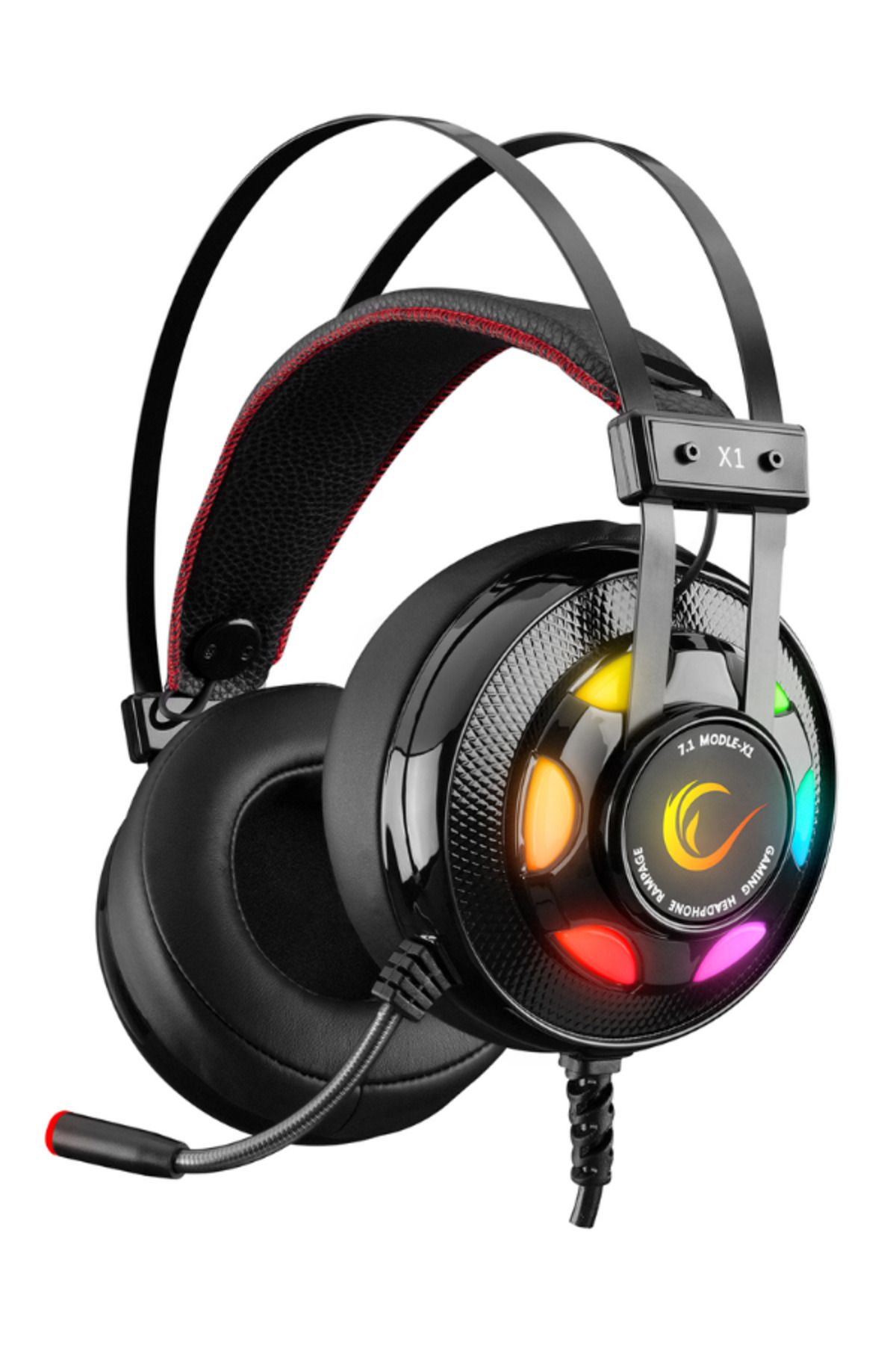 GAMİNGTECH Rampage Miracle-X1 RGB 7.1 Surround Sound System Mikrofonlu Oyuncu Kulaklığı