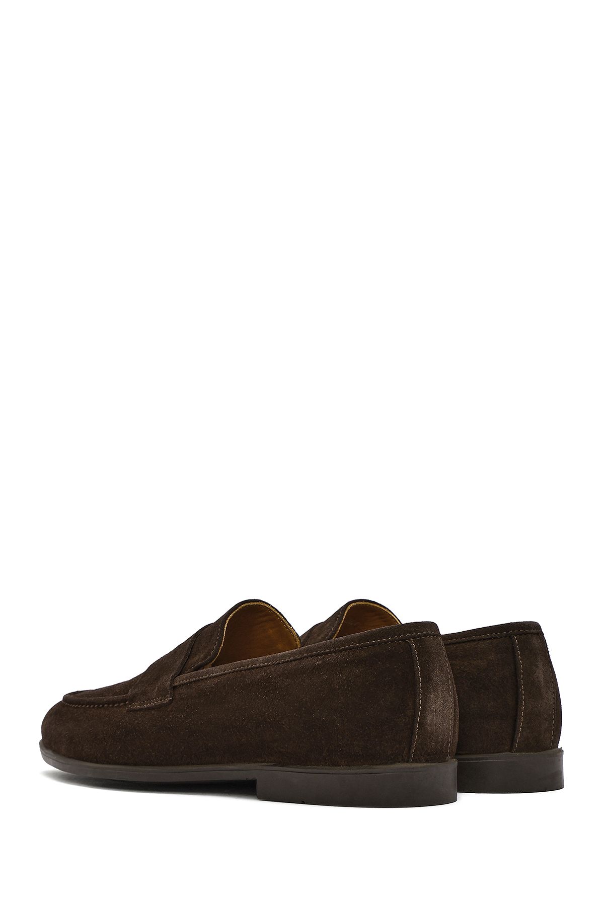 Derimod-Men's Brown Suede Leather Loafer 25Sfd 790210 5