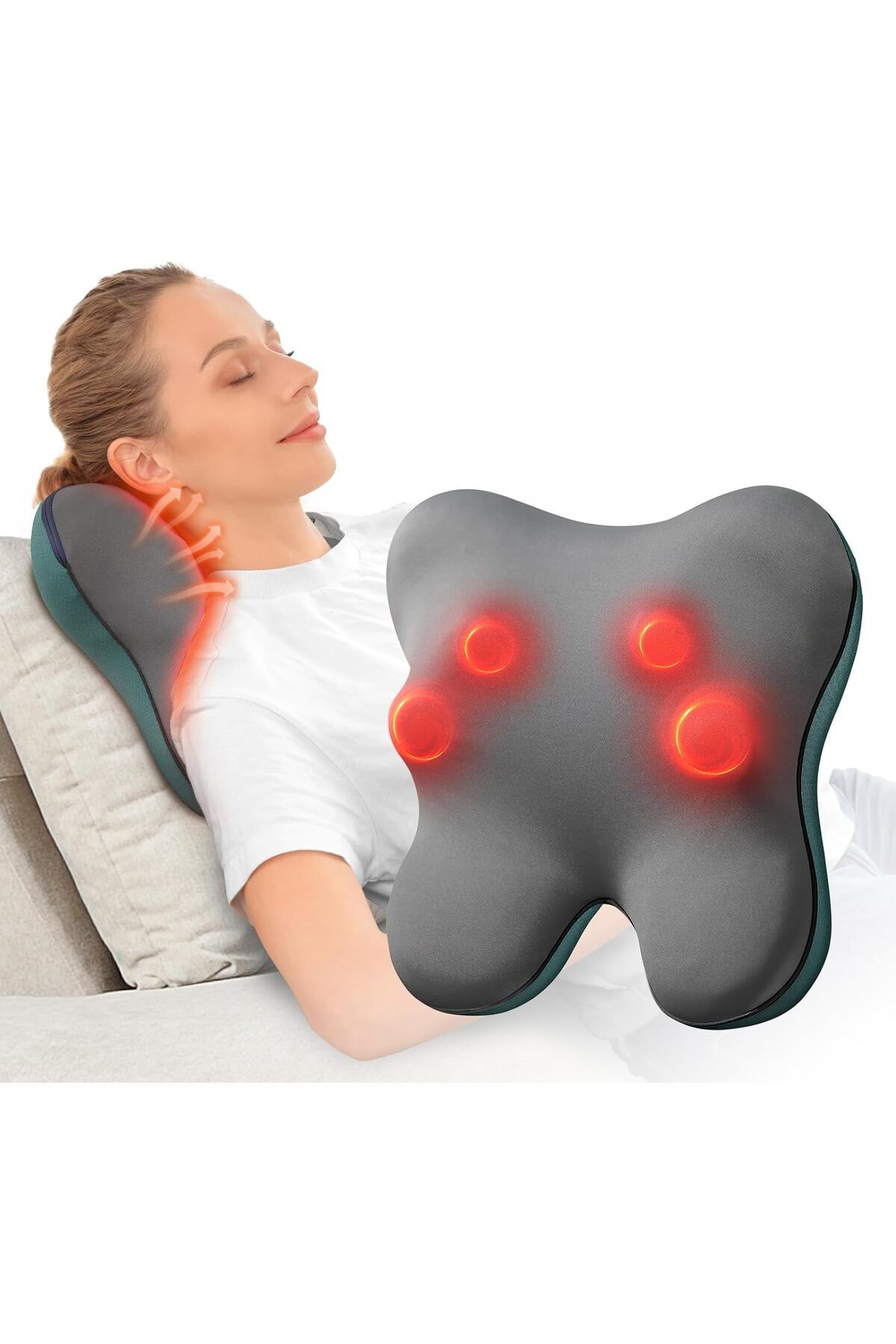 Bob and Brad Isı Fonksiyonlu Shiatsu 3D Yoğurma Boyun Masaj Aleti, Sırt, Boyun, Bacak ve İçin