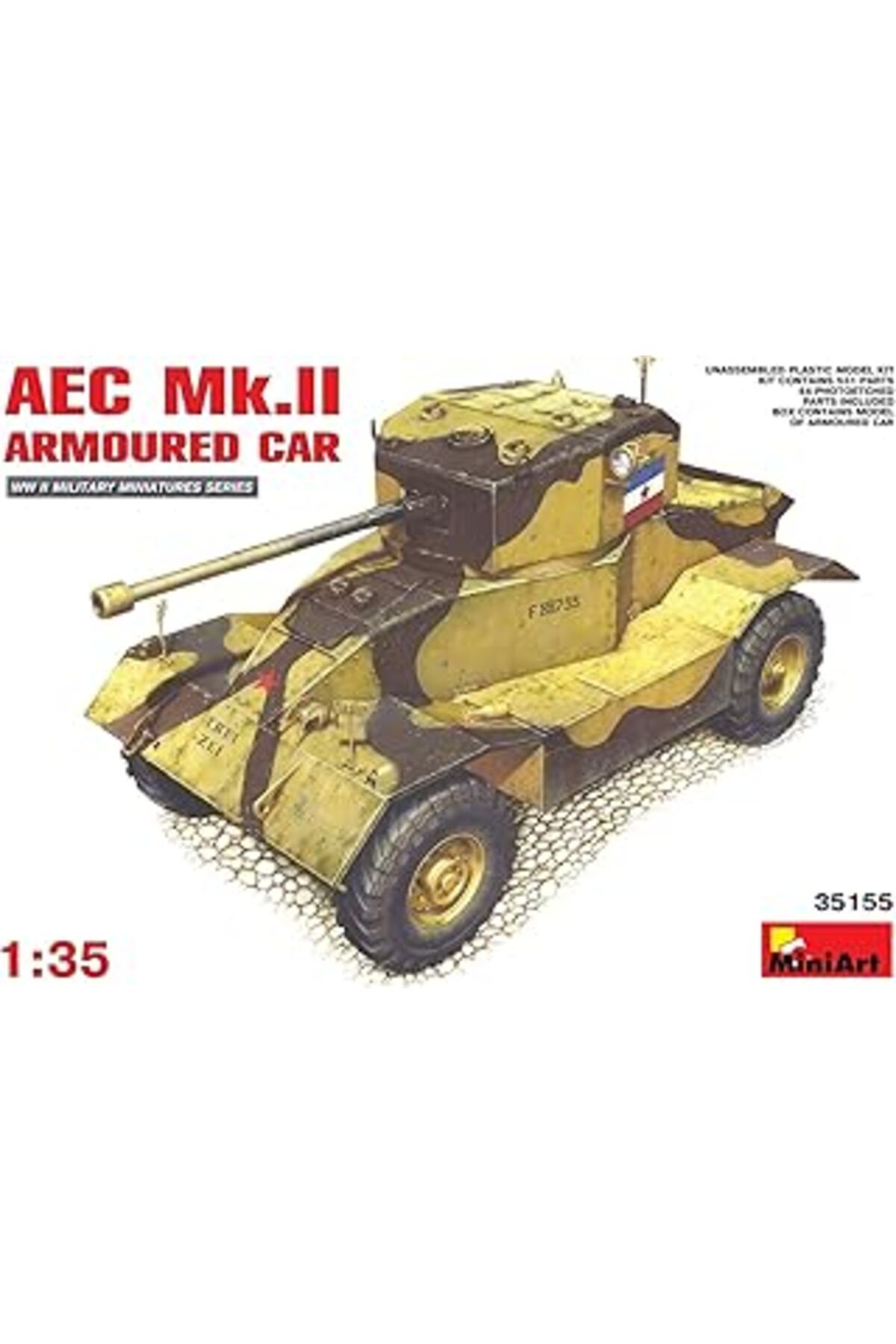 Mu Art Ahşap Miniart 35155 – Aec Mk 2 Armoured Car