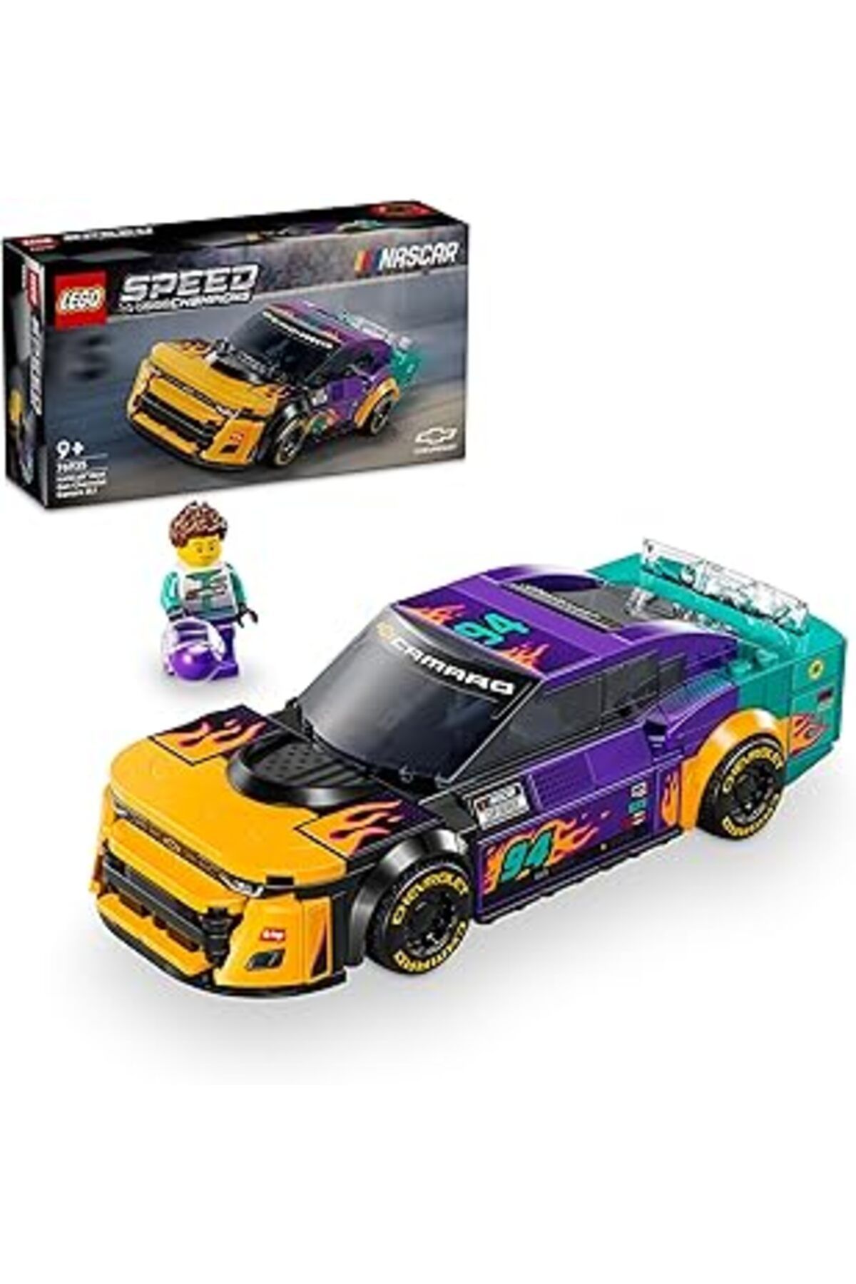 Mu Art Ahşap Lego Speed Champions Nascar Next Gen Chevrolet Camaro Zl1 76935 – 9 Yaş Ve Üzeri Çocuklar Için Oyun