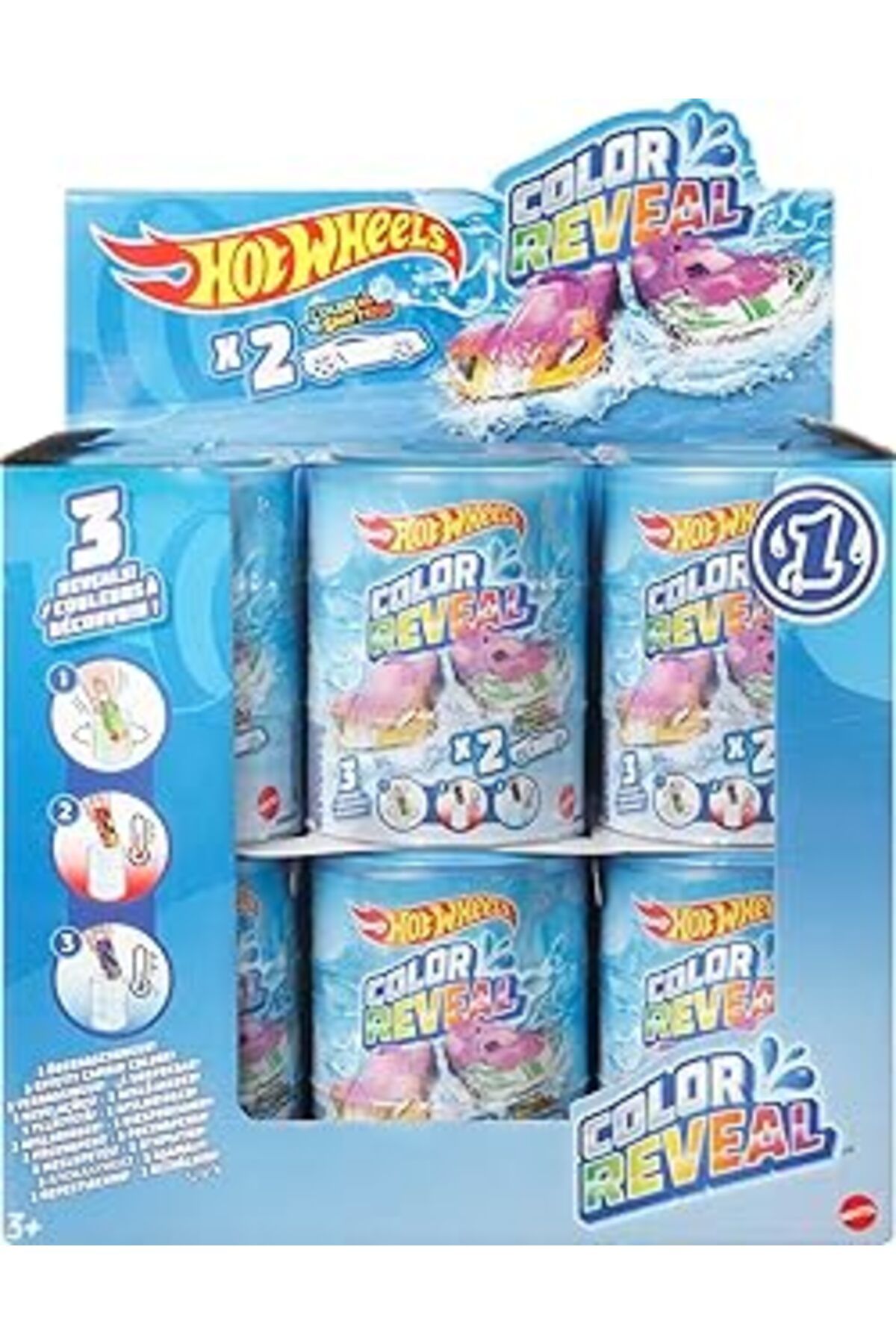 Mu Art Ahşap Hot Wheels-Hot Wheels Color Reveal Hbn63