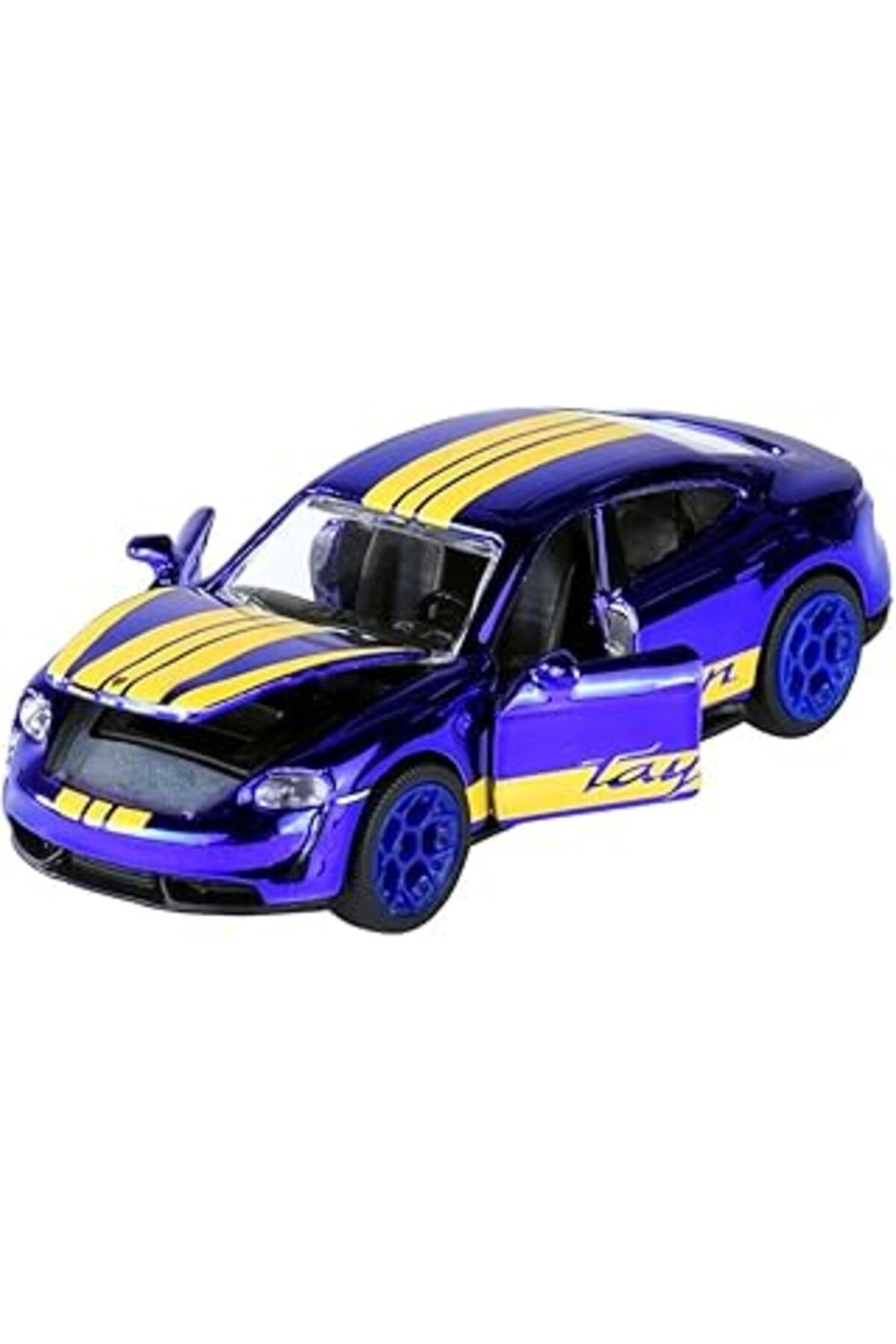 Mu Art Ahşap Majorette Deluxe Arabalar Porsche Taycan Turbo S