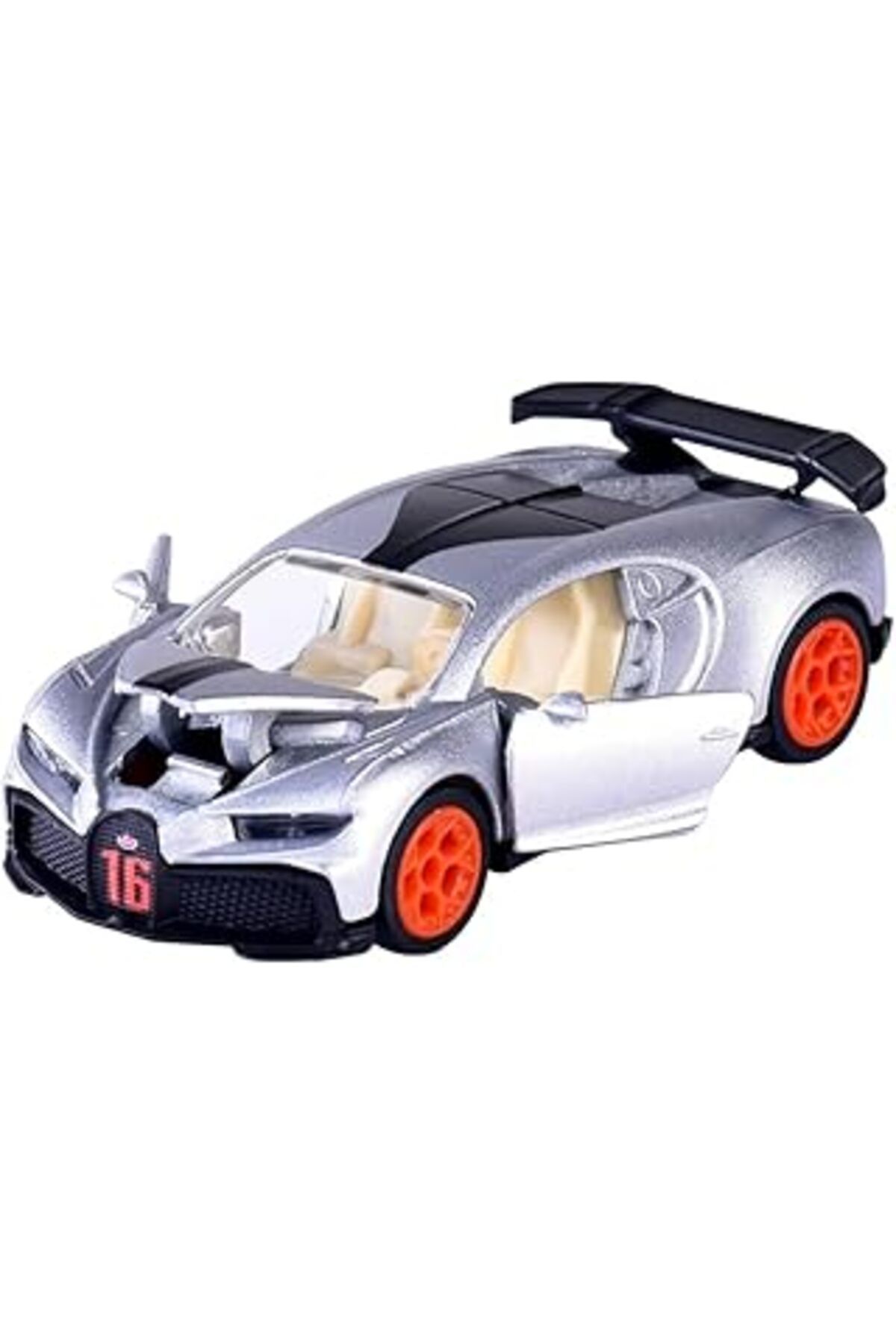 Mu Art Ahşap Majorette Deluxe Arabalar Bugatti Chiron Sport Gri