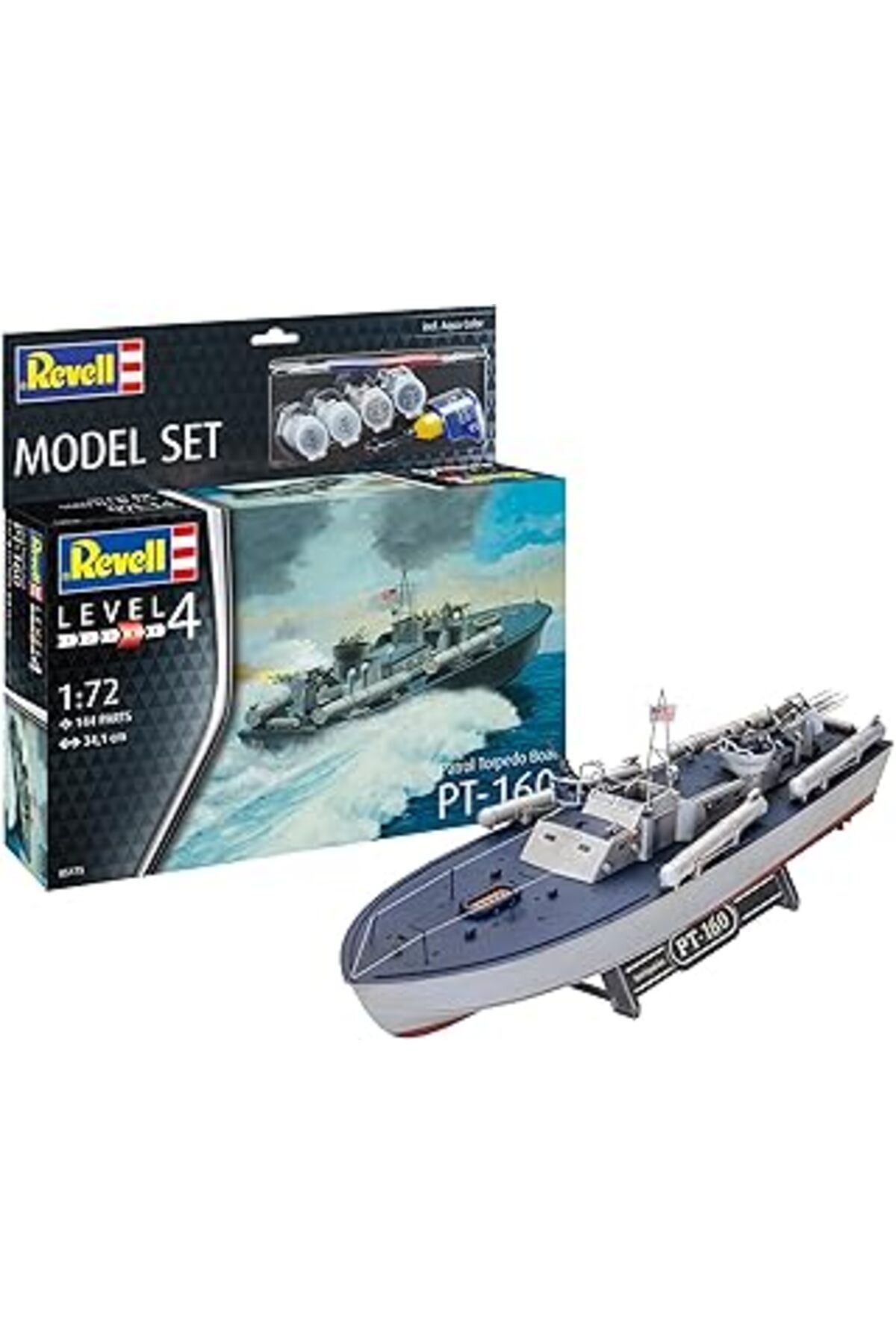 Mu Art Ahşap Revell, M.Set Patrol Torpedo Bot Pt-160, Bot, Oyuncak