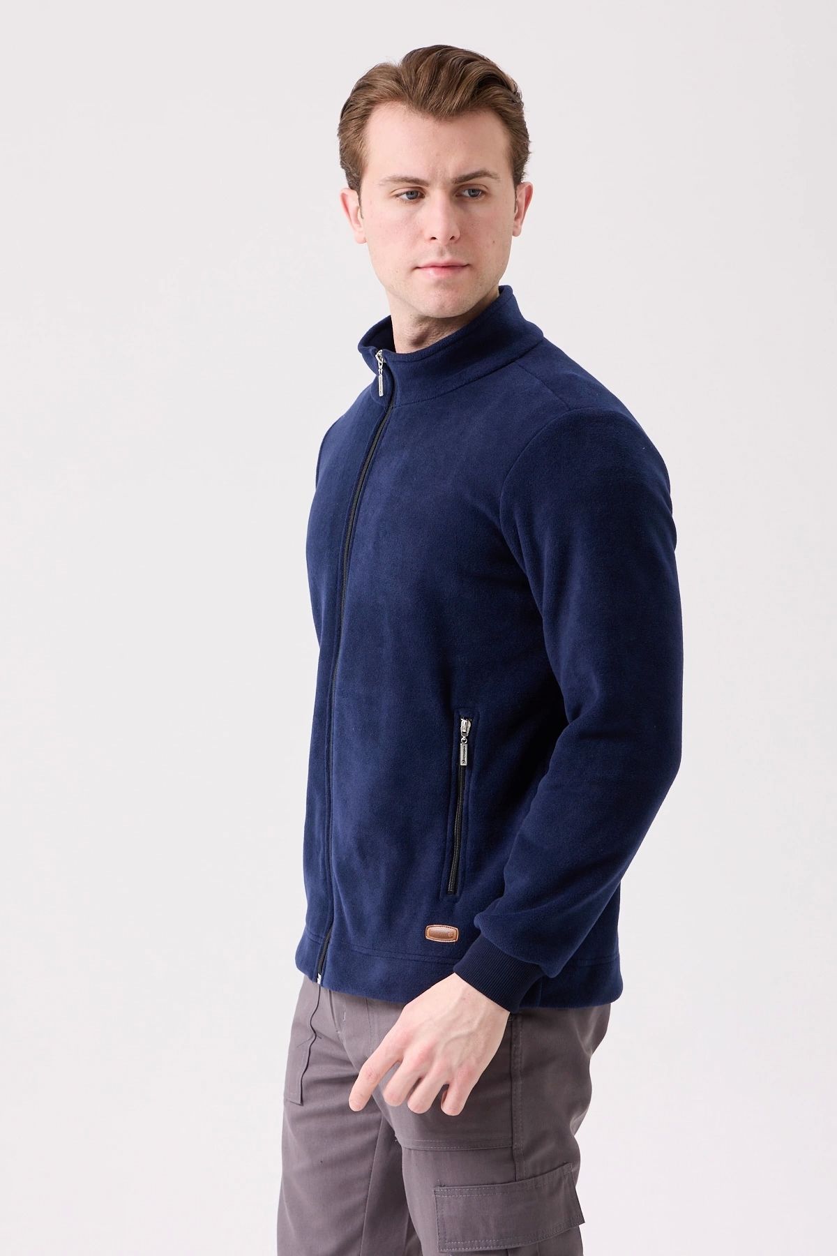 Kardelen İş Elbiseleri-Galanthus Fleece Coat Men's Zip-Up Warm Comfortable and Durable Winter Fleece 2