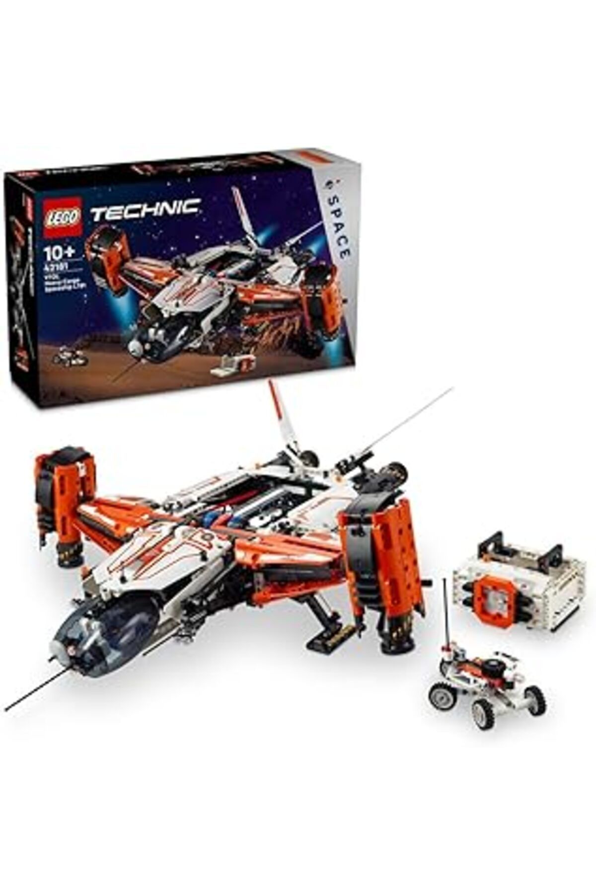 Mu Art Ahşap Technic Vtol Ağır Kargo Uzay Gemisi Lt81 42181-10 Yaş Ve Üzeri Uzay Meraklısı Çocuklar Yaratıcı Oyu