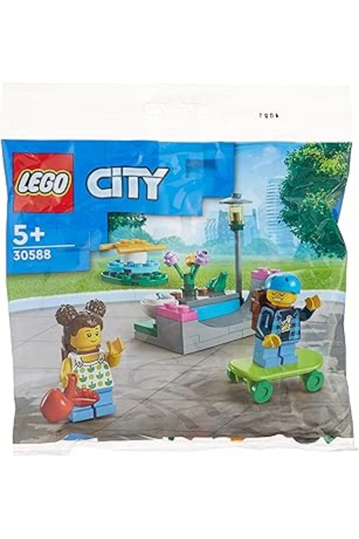 NETWORK ART Lego City Çocuk Oyun Parkı Şeffaf Torba Seti 30588 (Torbalı)