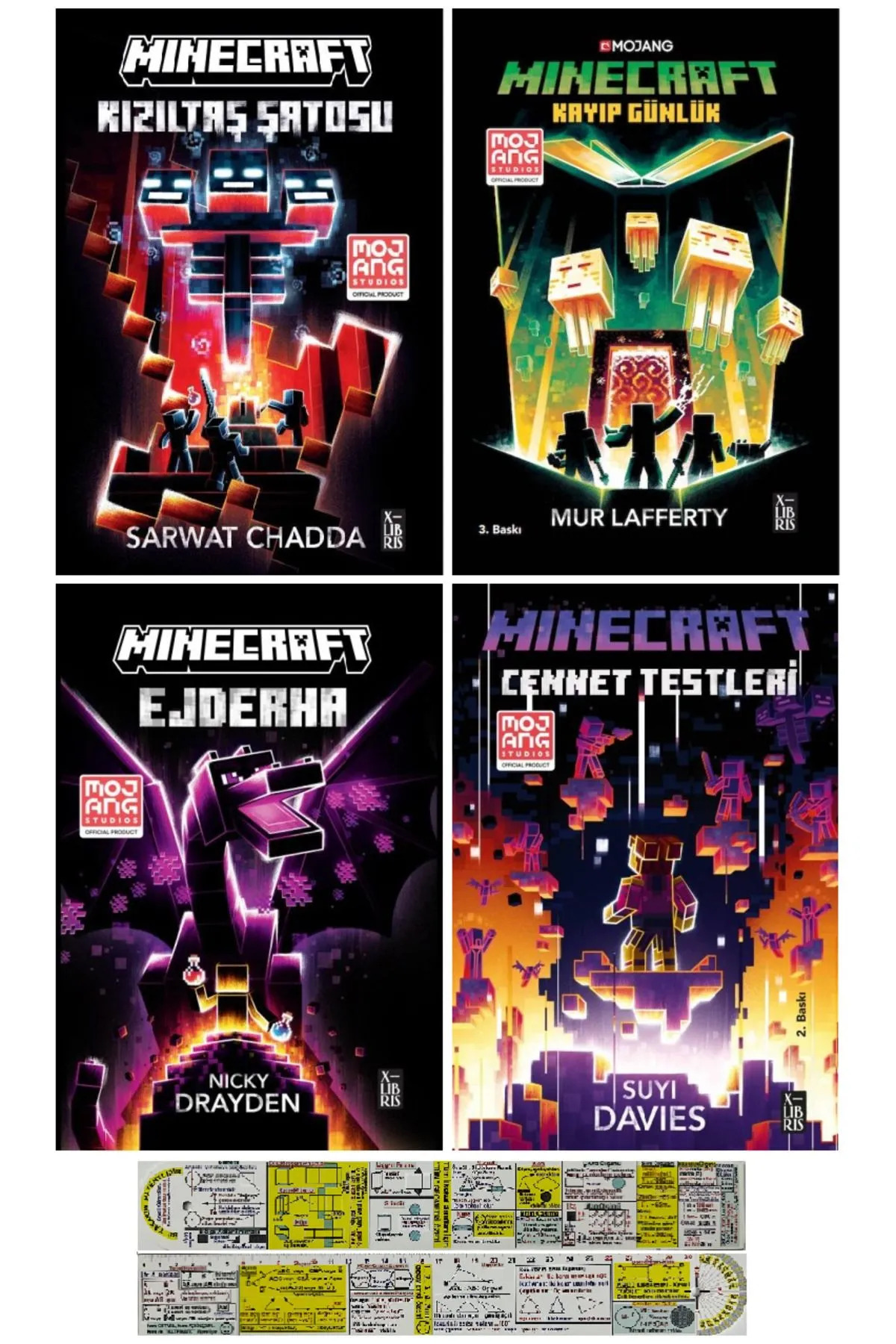 amazarashi 14枚まとめ売り XLibris Minecraft Kızıltaş Şatosu+Kayıp Günlük+Ejderha+Cennet