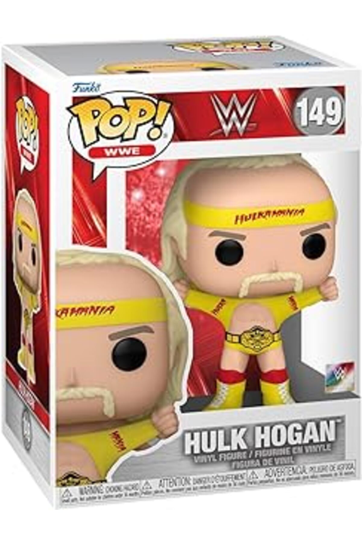 Mu Art Ahşap Funko Hulk Hogan Hulkamania Kemerli