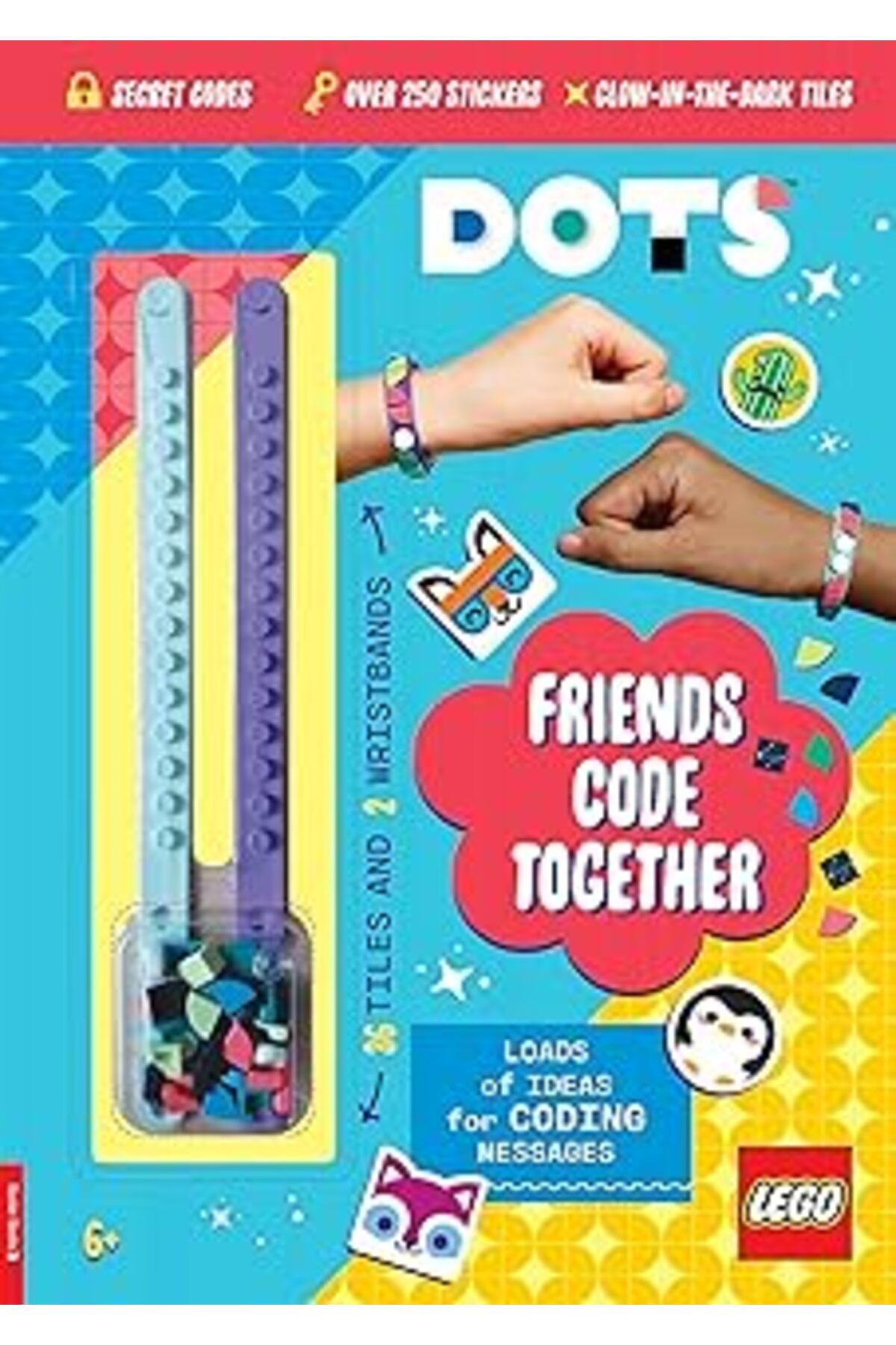 Mu Art Ahşap Lego® Dots®: Friends Code Together (With Stickers, Lego Tiles And Two Wristbands)