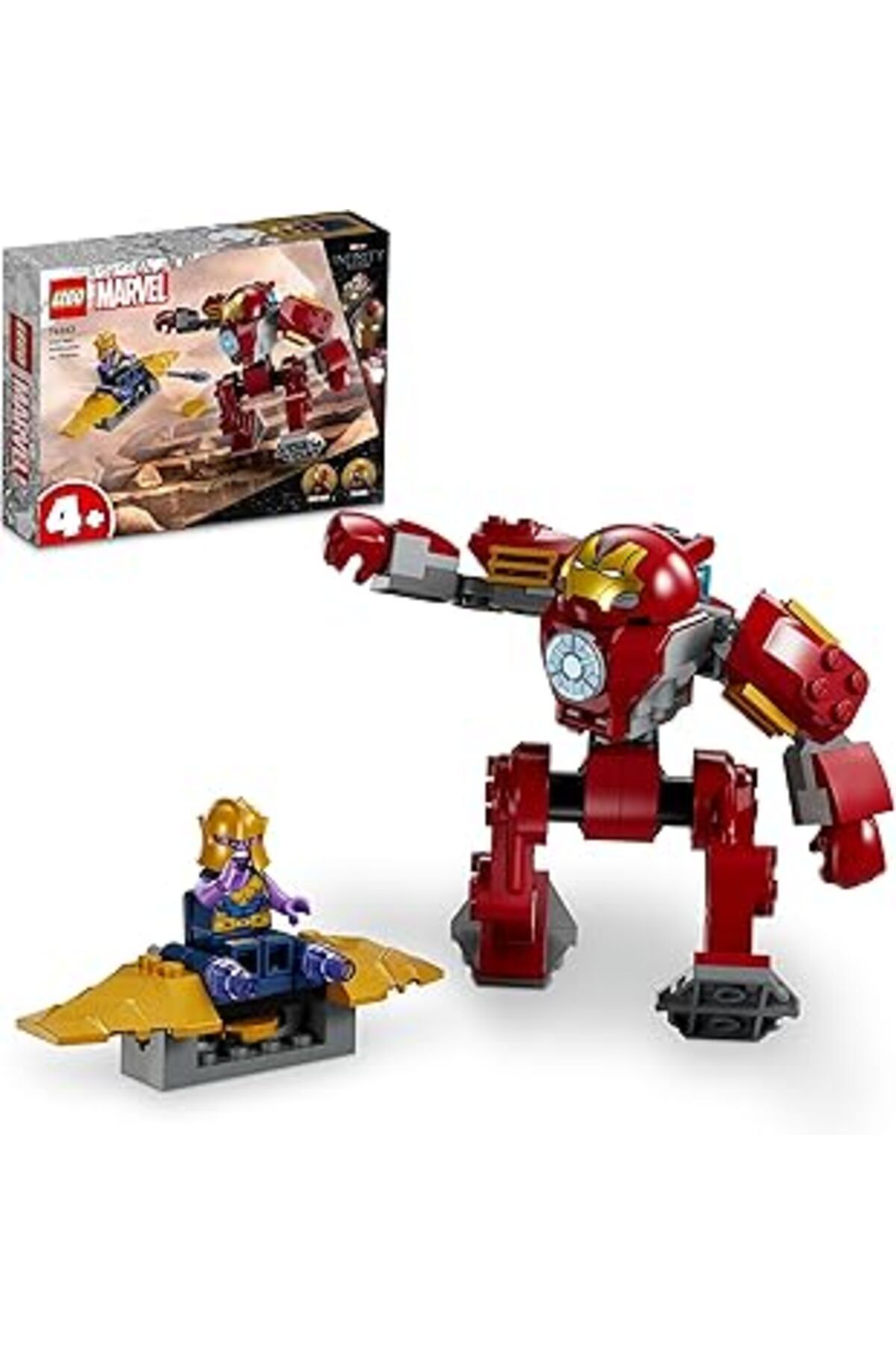 Mu Art Ahşap Iron Man Hulkbuster Thanos'A Karşı 76263 Oyuncak Yapım Seti (66 Parça)