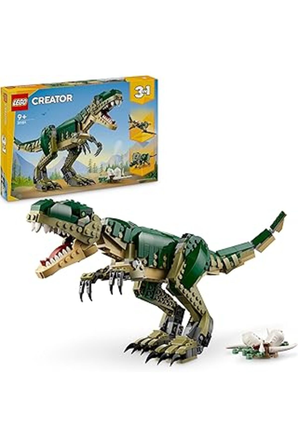 NETWORK ART Lego Creator 3’Ü 1 Arada T. Rex 31151 – 9 Yaş Ve Üzeri İçin Triceratops Veya Pterodactyl İçeren Yar