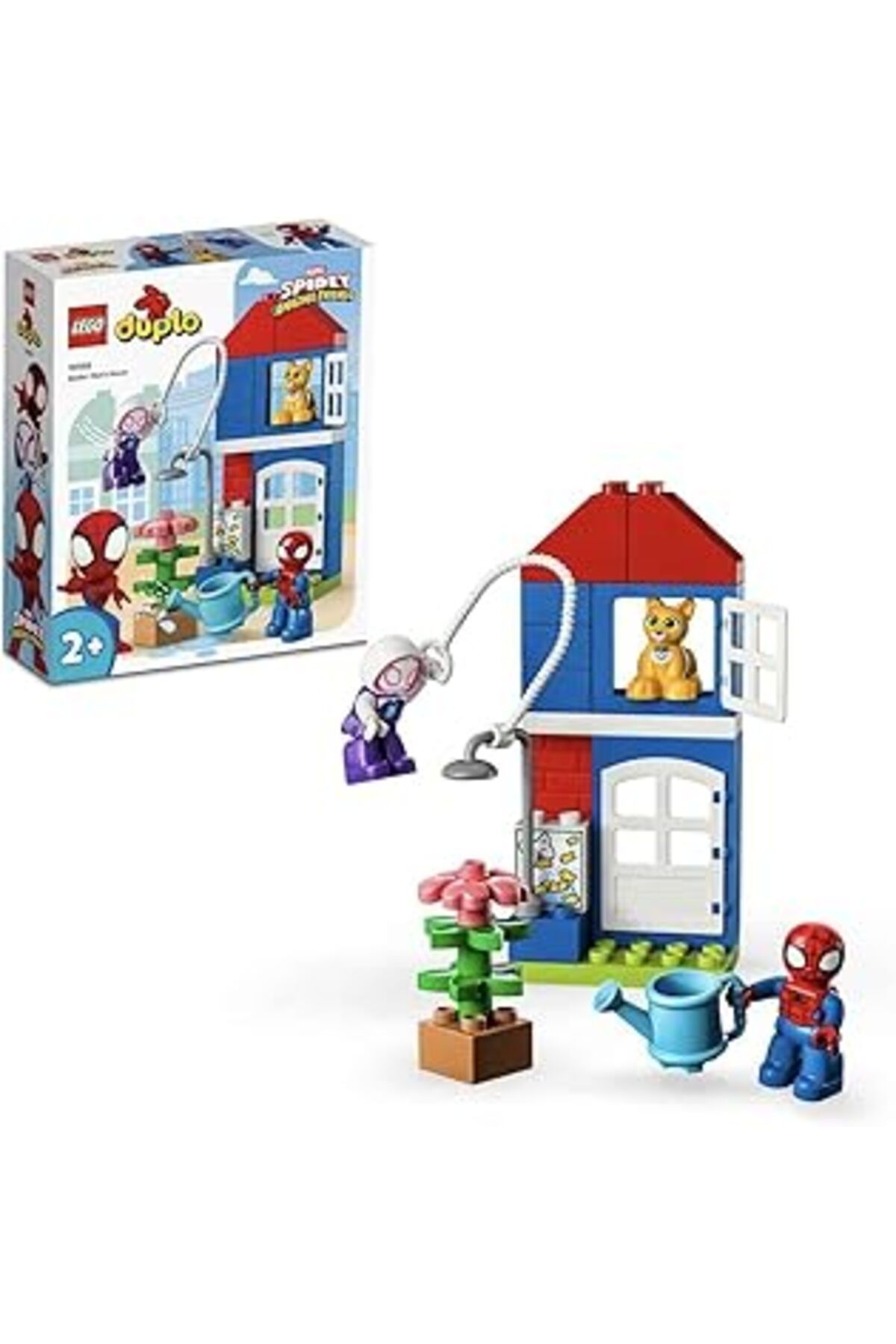 Mu Art Ahşap Lego® Duplo® Marvel Örümcek Adam’In Evi 10995-2 Yaş Ve Üzeri Çocuklar Için Örümcek Adamlı Yaratıcı