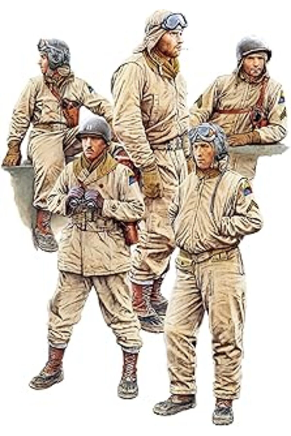Mu Art Ahşap Miniart 35399 1:35 Abd Tank Mürettebatı (Nw Europe). Özel Baskı